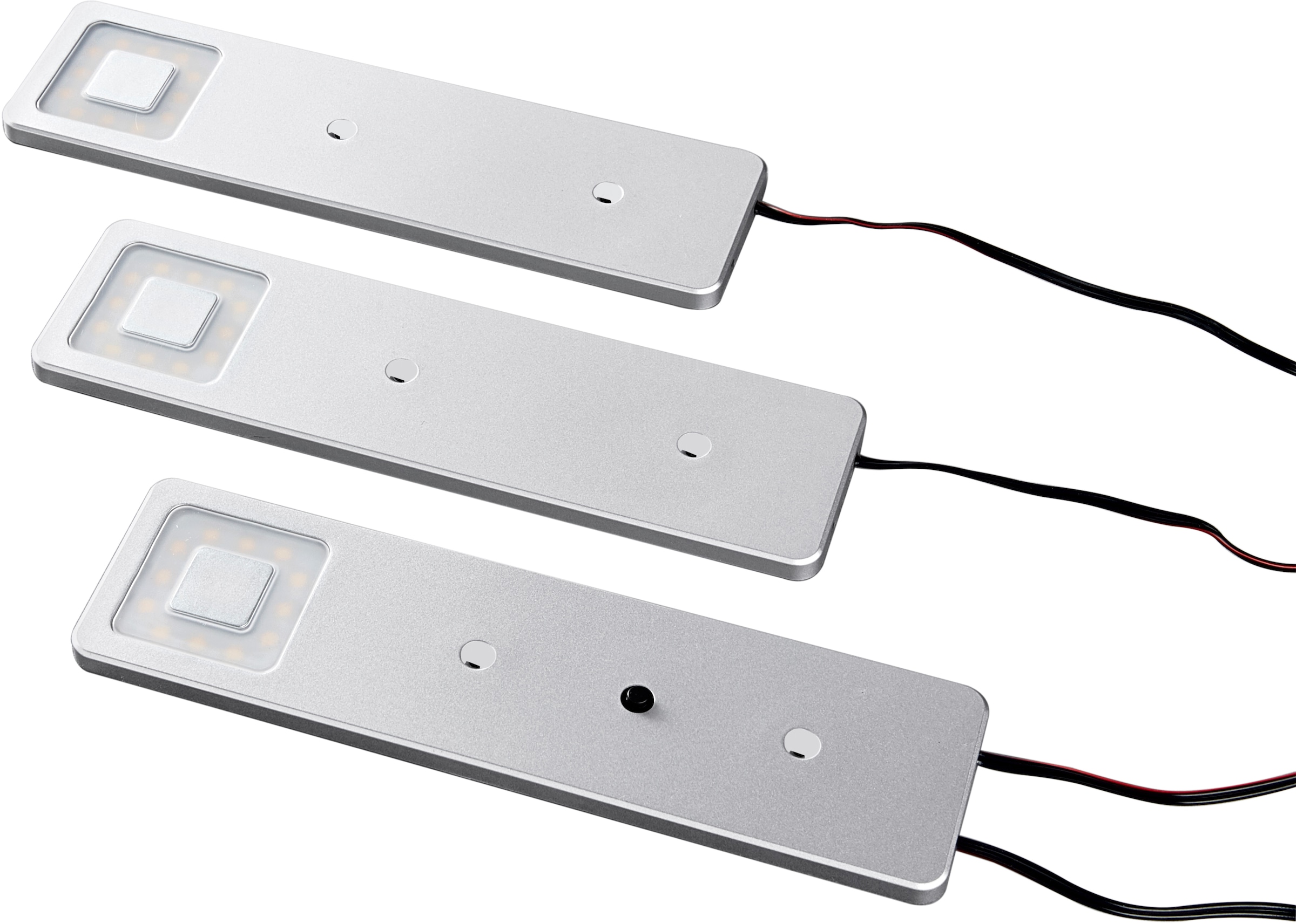 HEITRONIC LED-Unterschrankleuchte »Imola«, 3er Set, anschlussfertig