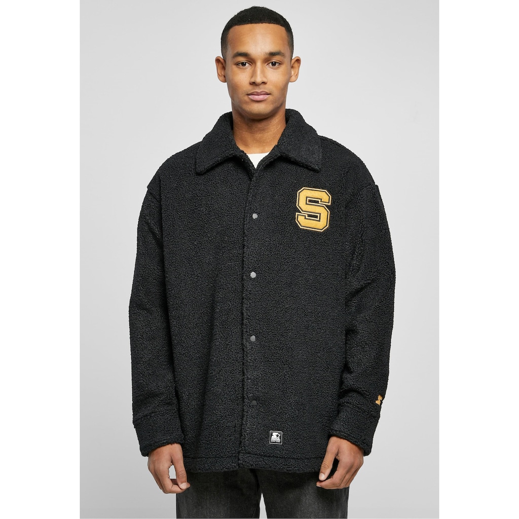 Starter Black Label Winterjacke »Starter Black Label Herren Starter Sherpa Shirt Jacket«, (1 St.), ohne Kapuze