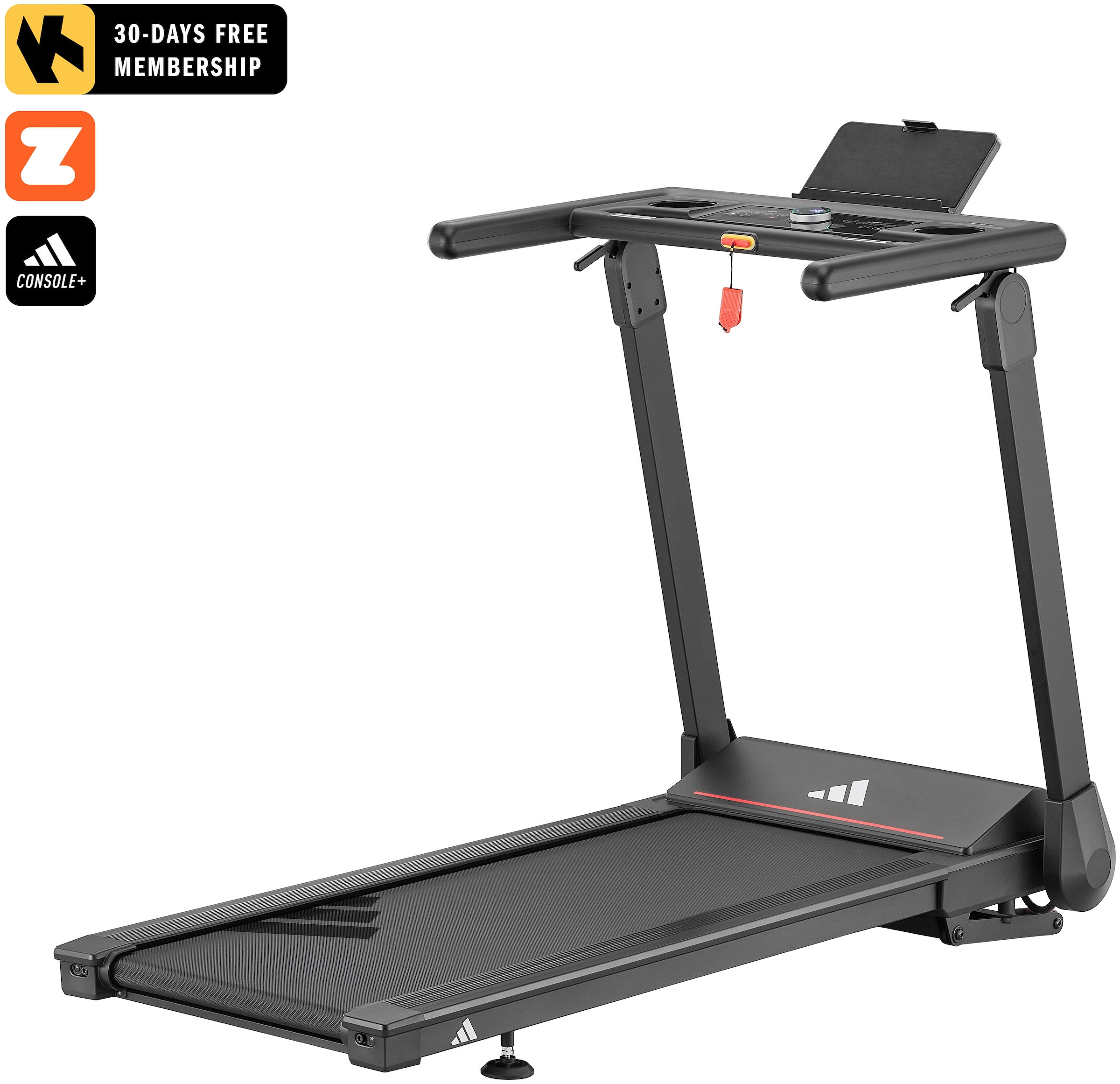 adidas Performance Laufband »T-1 Bluetooth« bis max. 15 km/h, klappbar, 110 kg max. Benutzergewicht