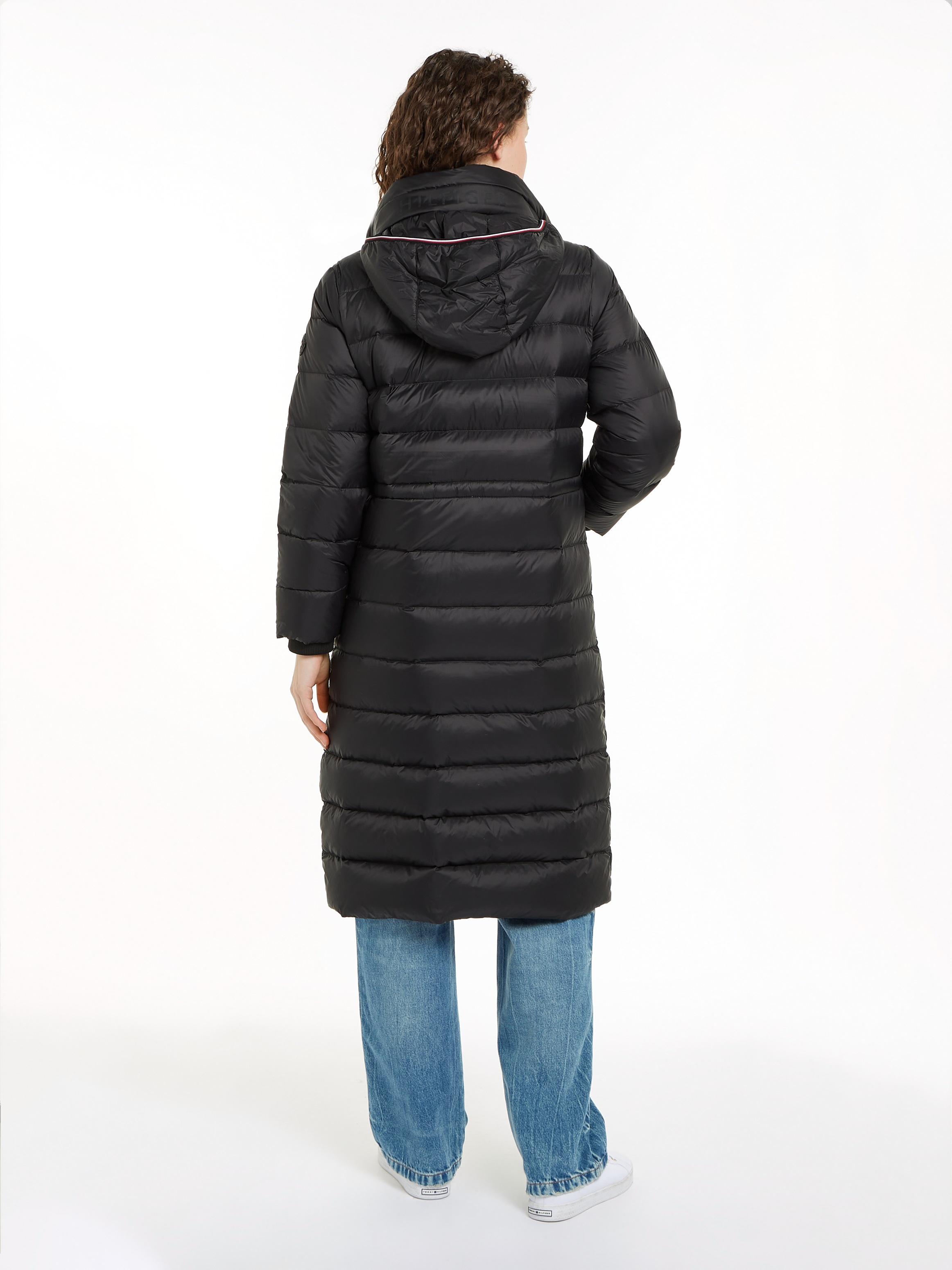 Tommy Hilfiger Steppmantel "MW DOWN FUNNEL NK MAXI COAT", mit Funnelkragen günstig online kaufen