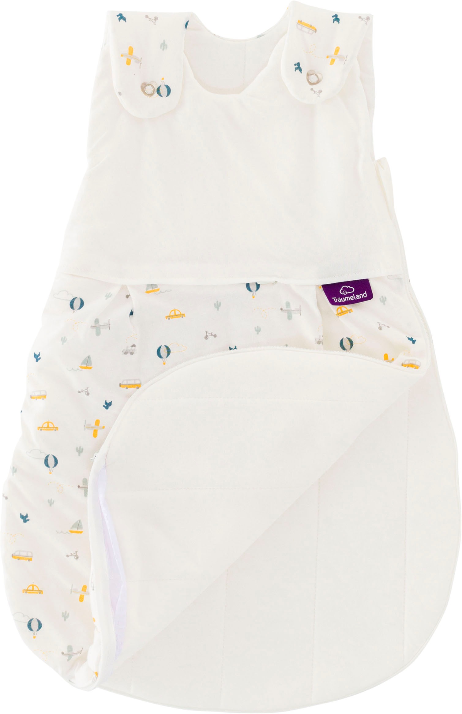 Thumbnail - Träumeland Babyschlafsack "Außenschlafsack LIEBMICH, Design BrummBrumm"