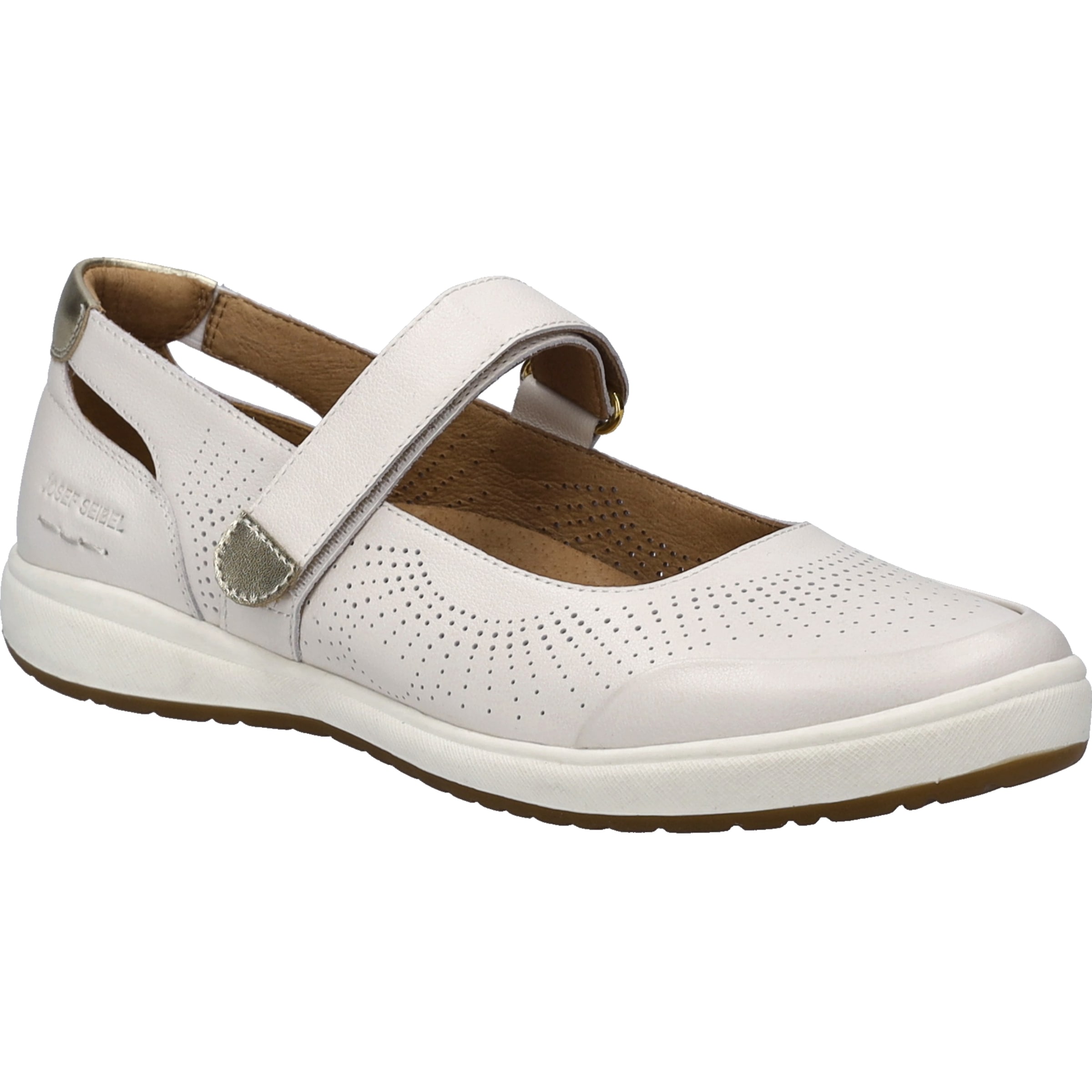 Josef Seibel Slipper "Caren 68, weiss-gold" günstig online kaufen