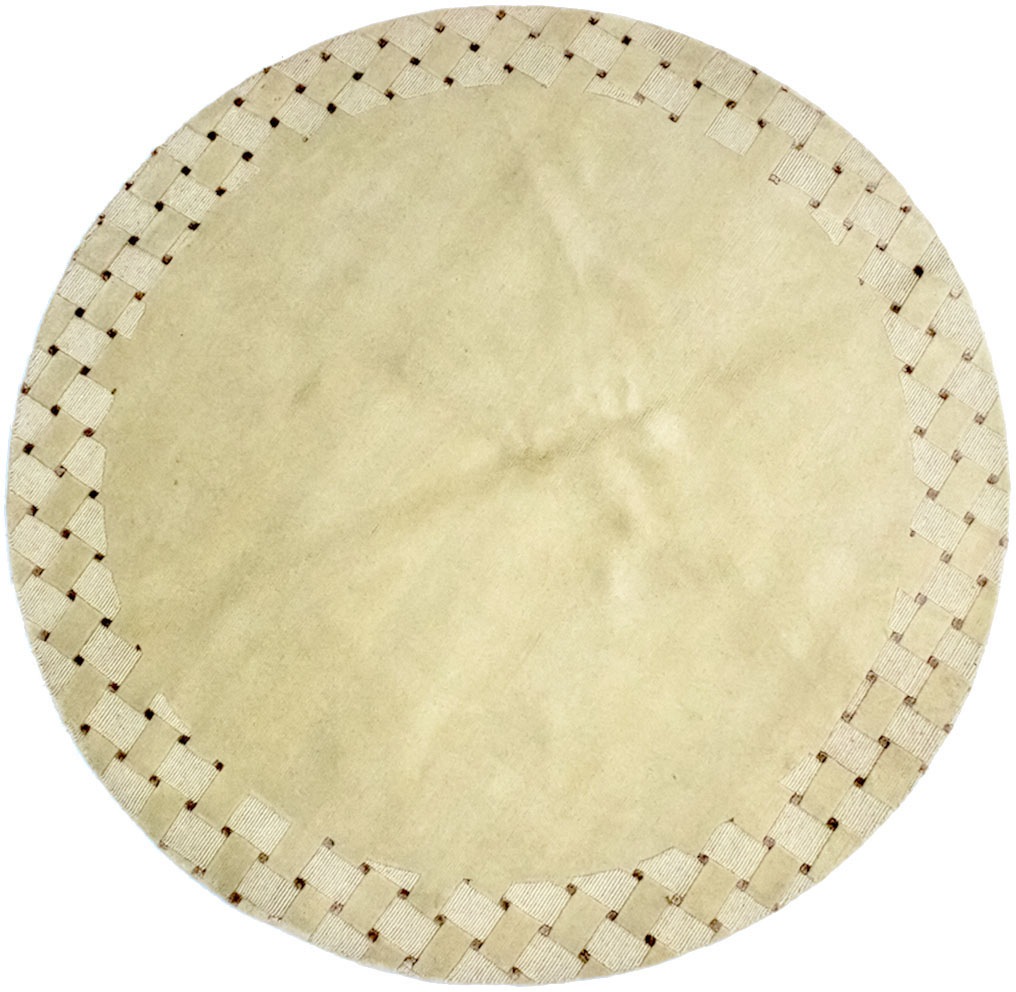 morgenland Wollteppich »Nepal Teppich Welina«, rund, 18 mm Höhe, handgeknüpft