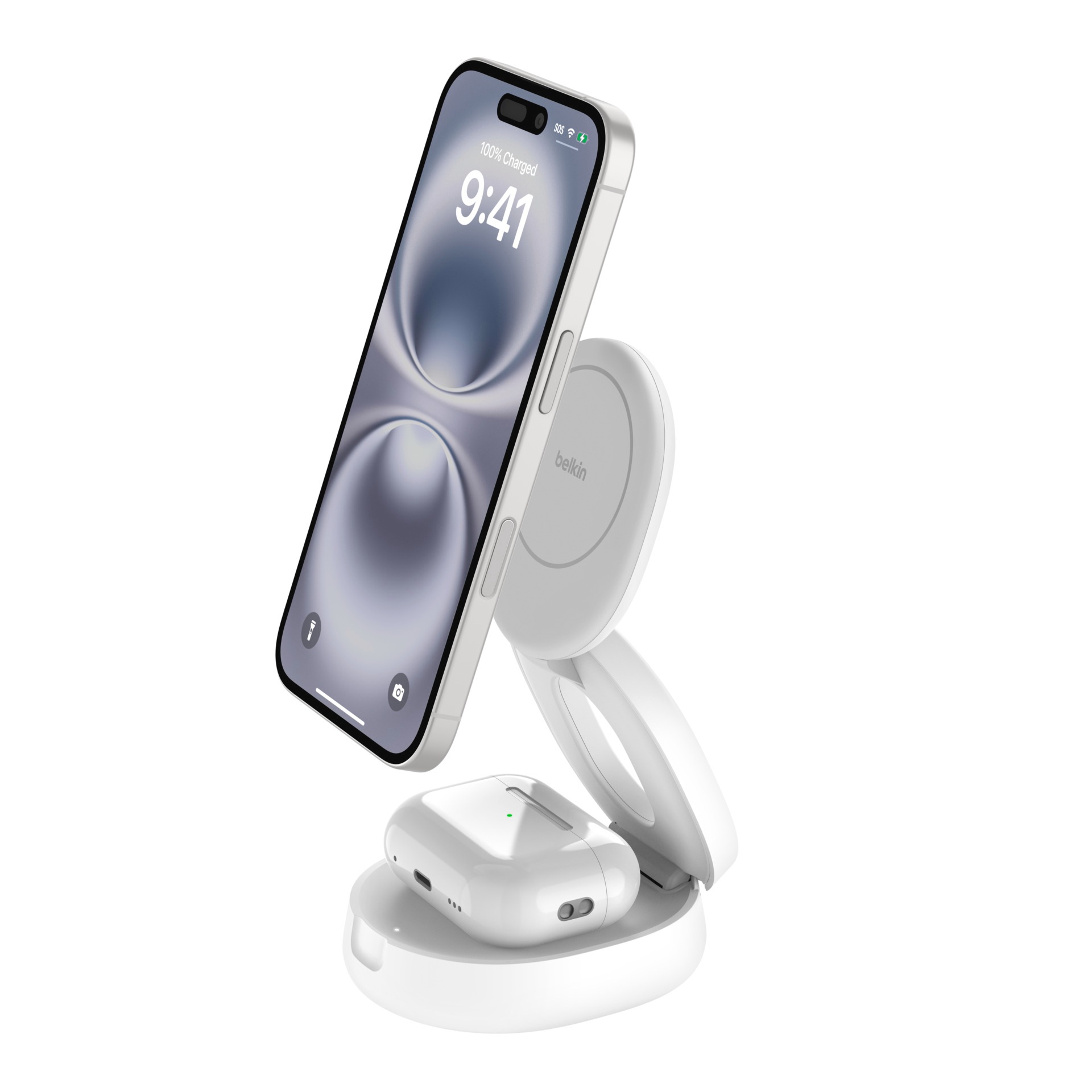 Belkin Wireless Charger »BoostCharge verstellbare magnetische 2-in-1-Ladestation«
