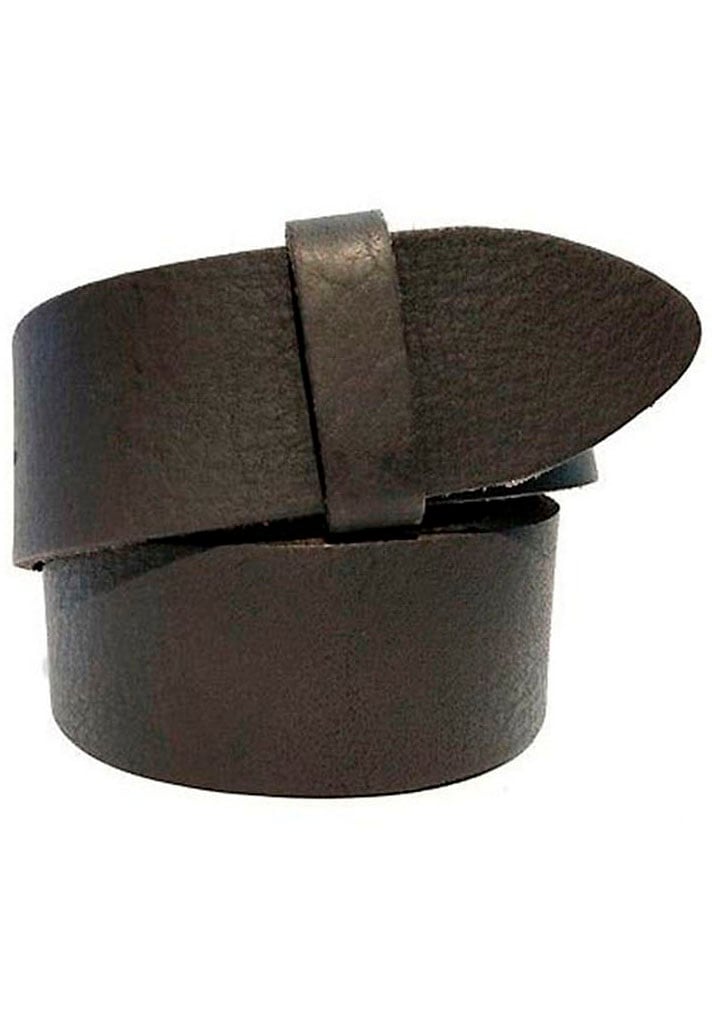 Gürtelriemen RETTUNGSRING GÜRTEL, Damen, Gr. 80, braun, Leder, Gürtel