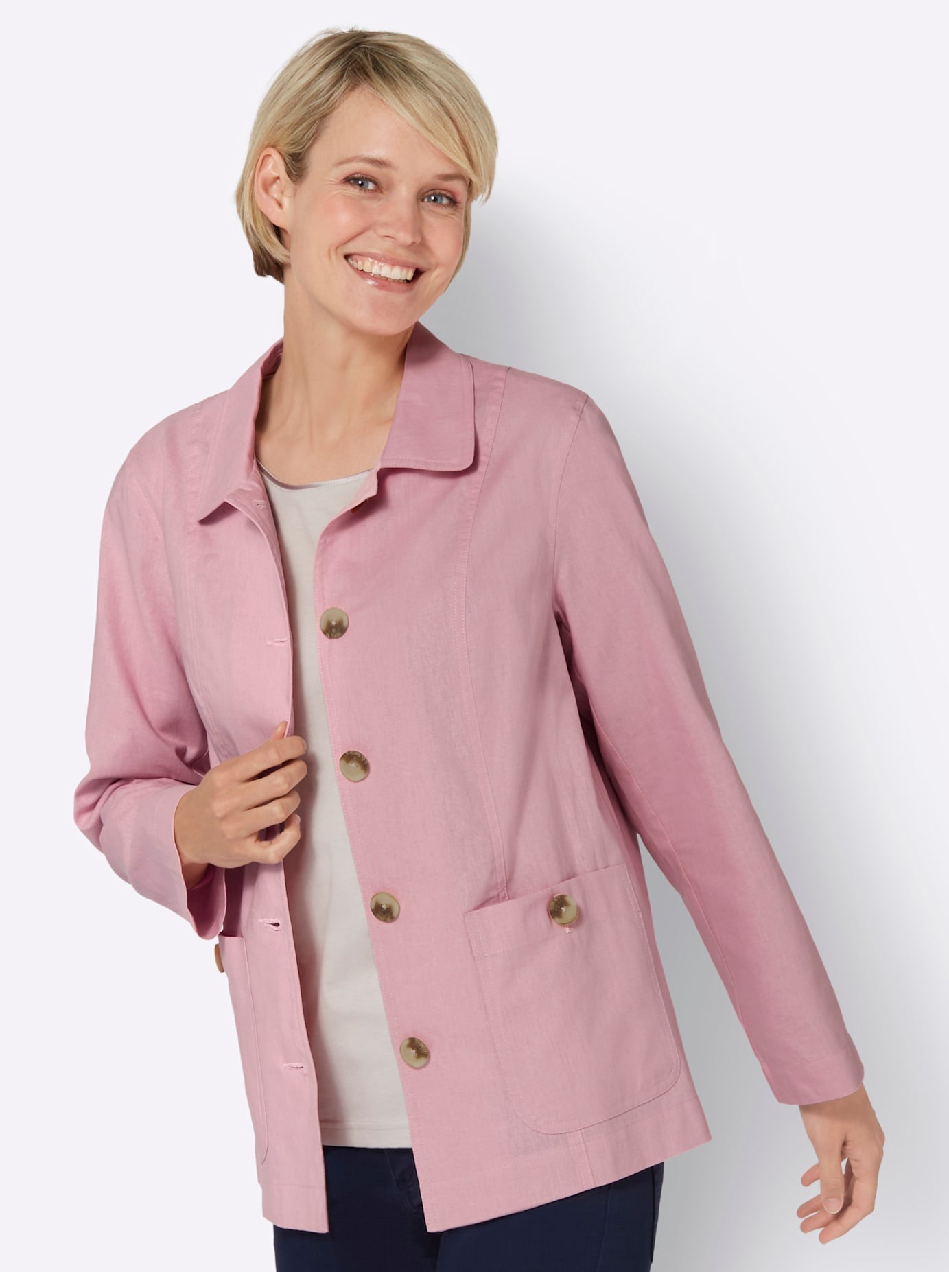 Classic Basics Langjacke, ohne Kapuze