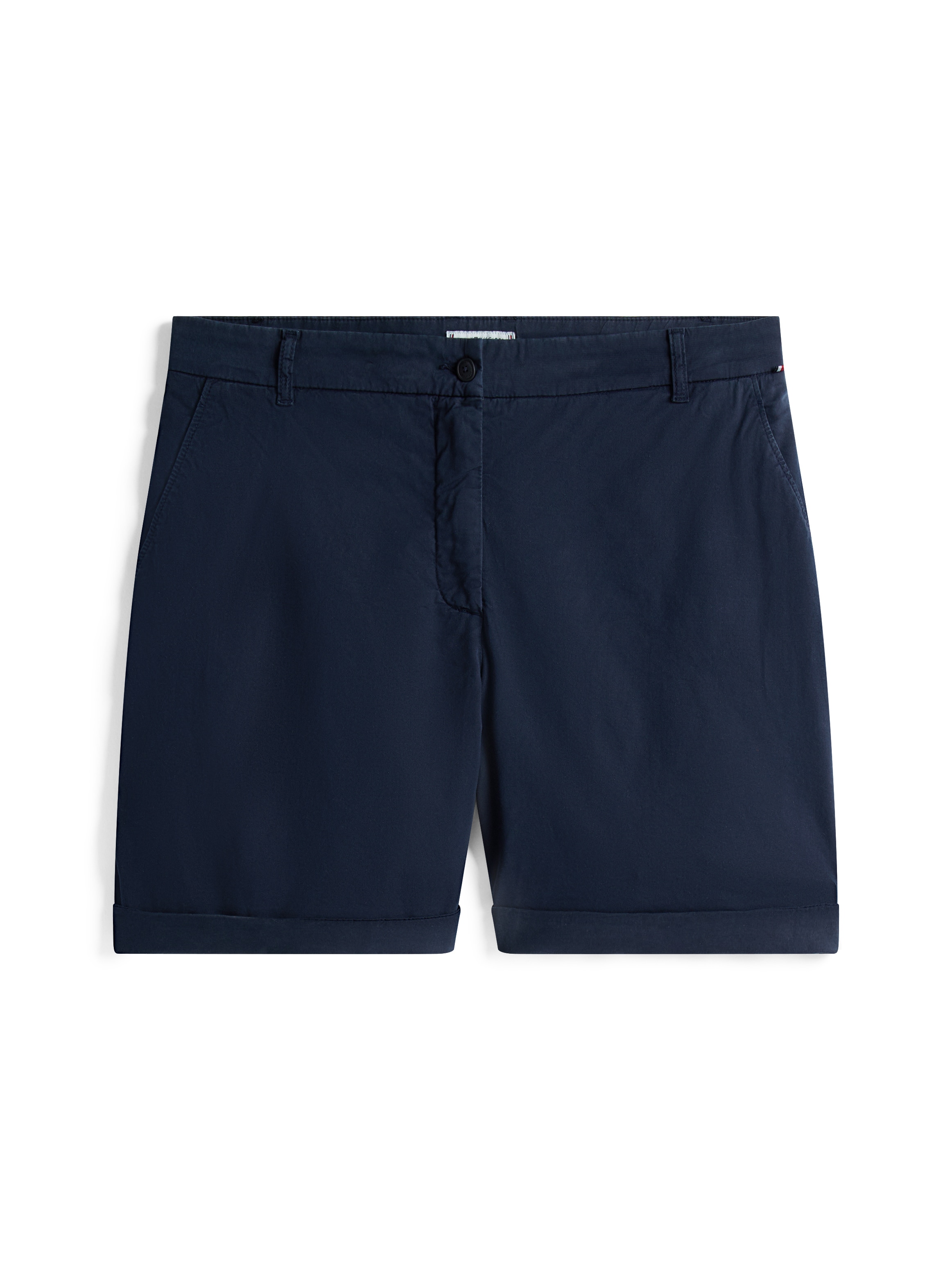 Tommy Hilfiger Curve Shorts »CRV CO BLEND GMD CHINO SHORT«, in Großen Größen, Chino Qualität, Logostickerei