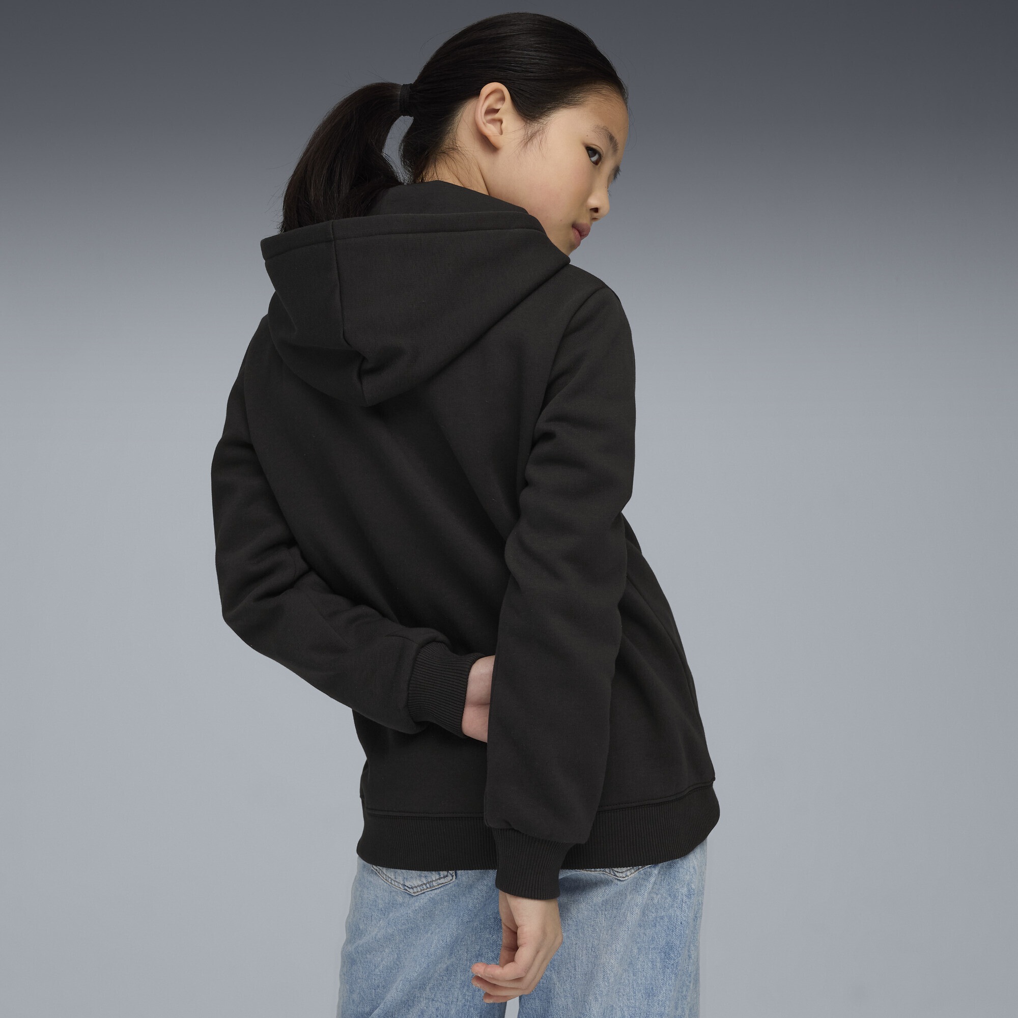 PUMA Sweatjacke »Manchester City FtblEssentials Kapuzenjacke Jugendliche«