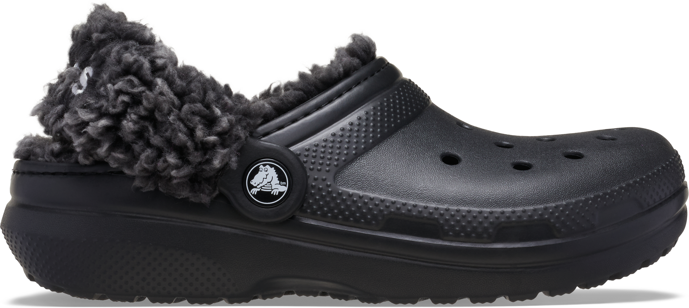 Crocs Clog »Classic Fleece Lined Clog T«  Schlupfschuh, Hausschuh mit schwenkbarem Fersenriemen, Warmfutter