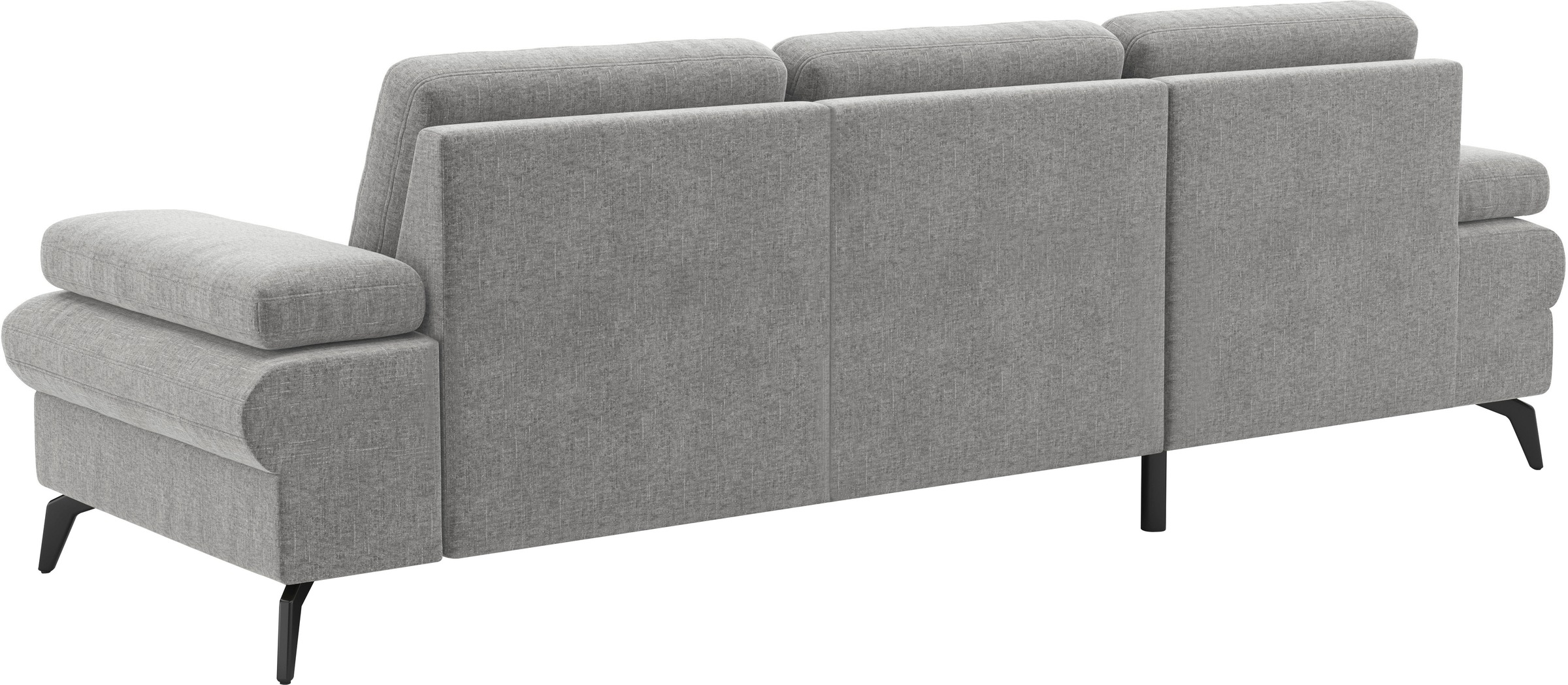 sit&more Ecksofa »Morris Jubi L-Form«, inkl. Armteilfunktion und 1 Zierkissen, wahlweise mit Bettfunktion