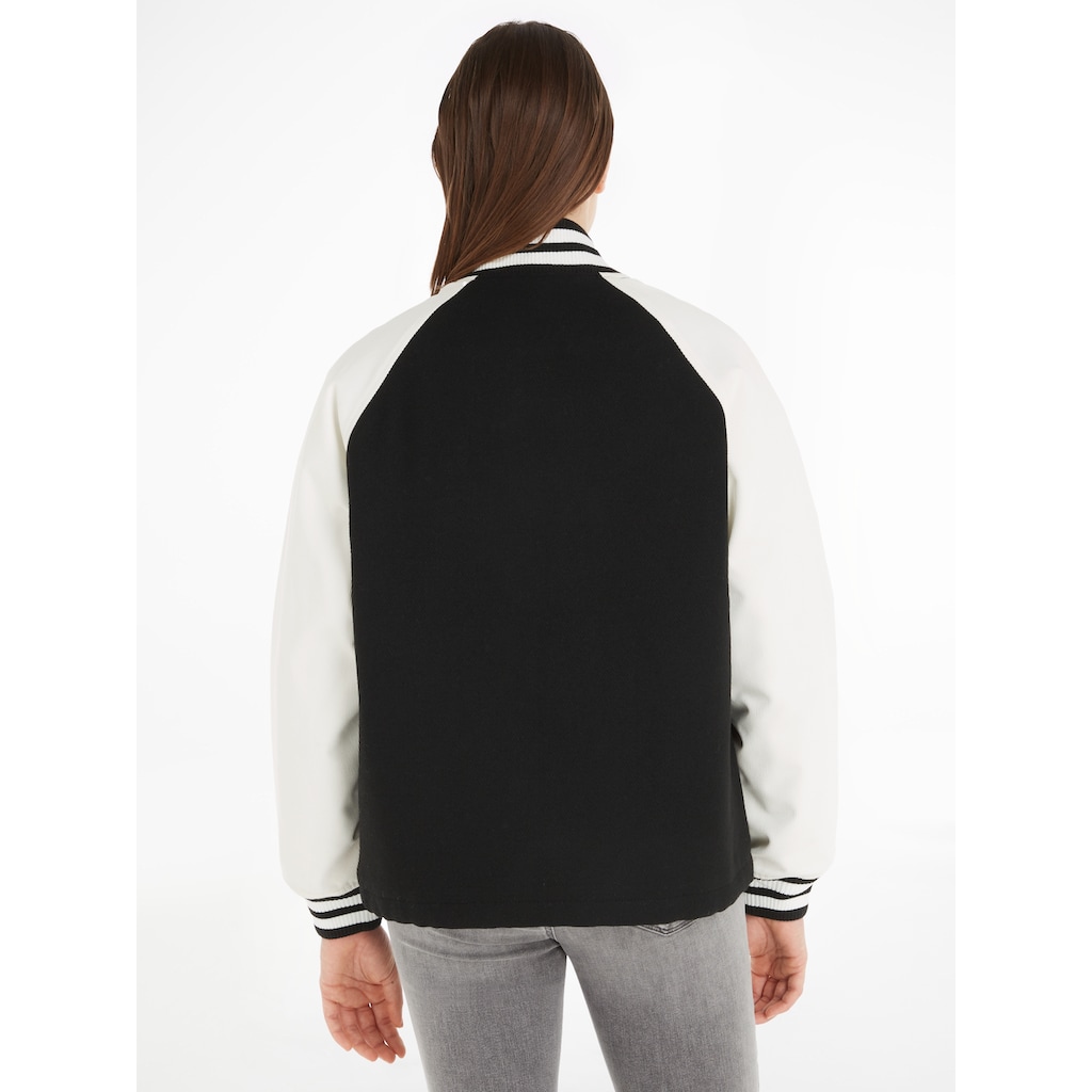 Tommy Jeans Outdoorjacke »TJW CORD WOOL MIX LETTERMAN«