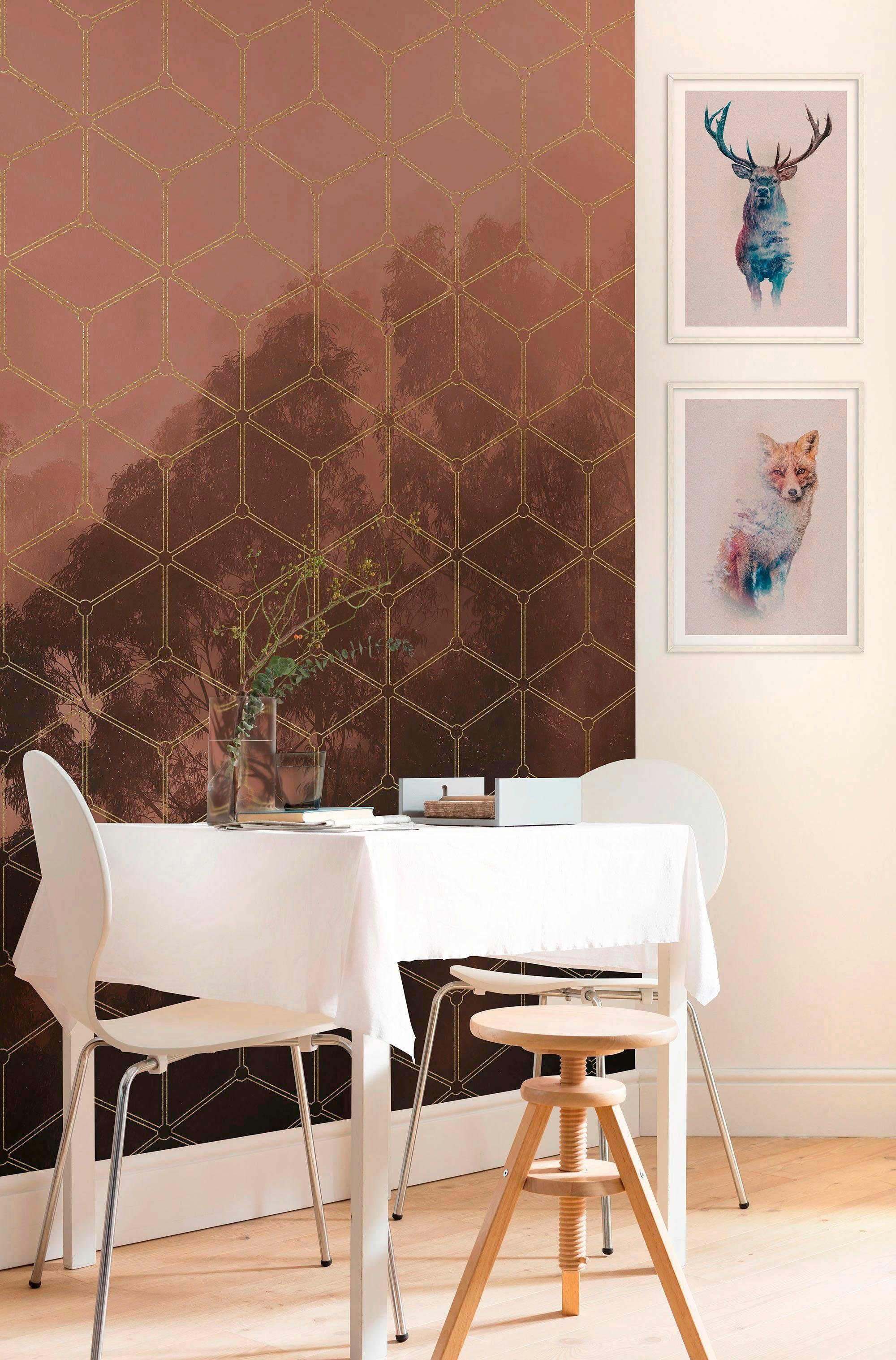 Komar Bild »Animals Forest Fox« Tiere 1 Stk. tlg. Wandbild zur Dekoration - ohne Rahmen