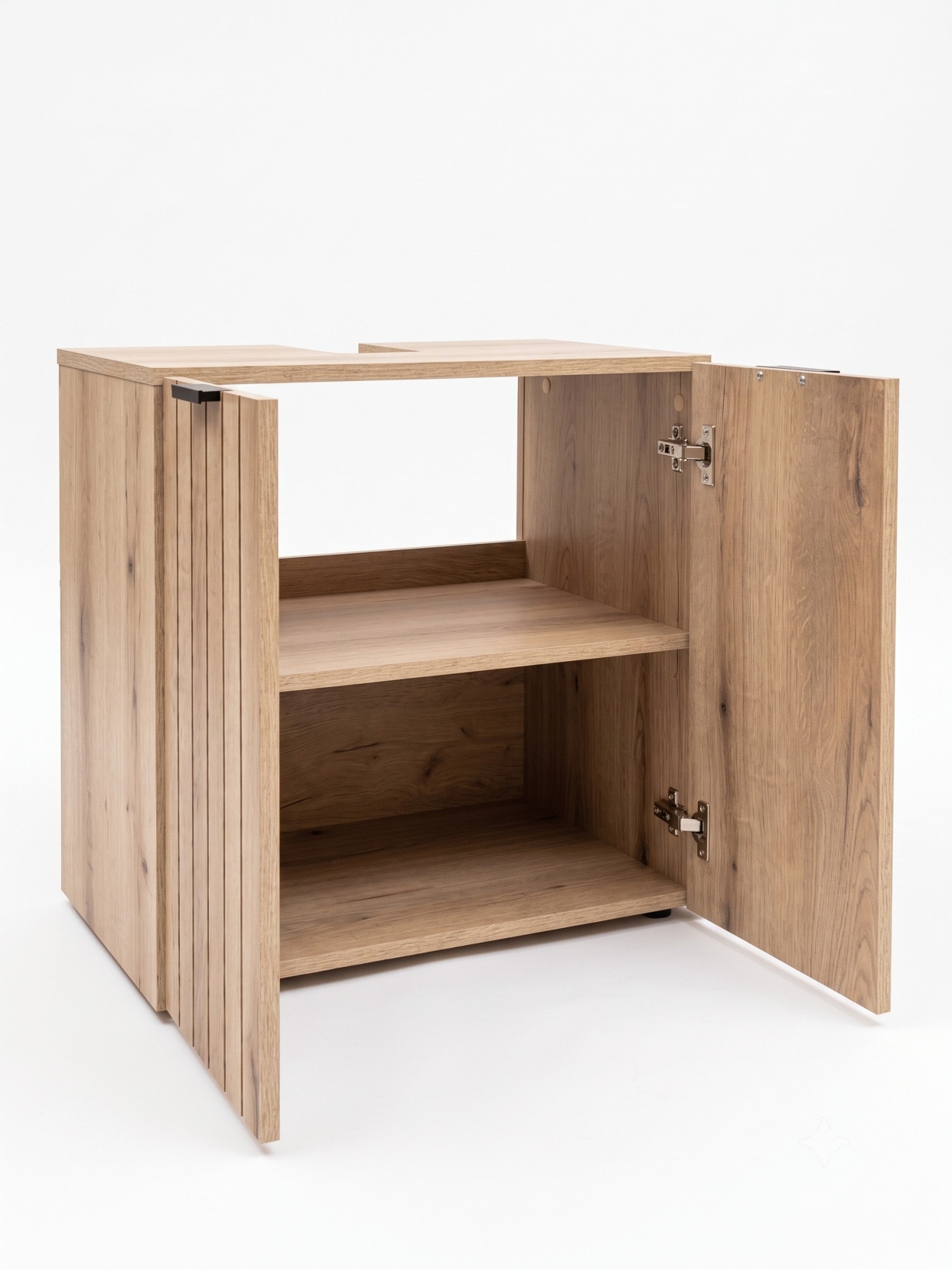 OTTO home Waschbeckenunterschrank »Amrum« Breite 60 cm dekorative Lamellenoptik