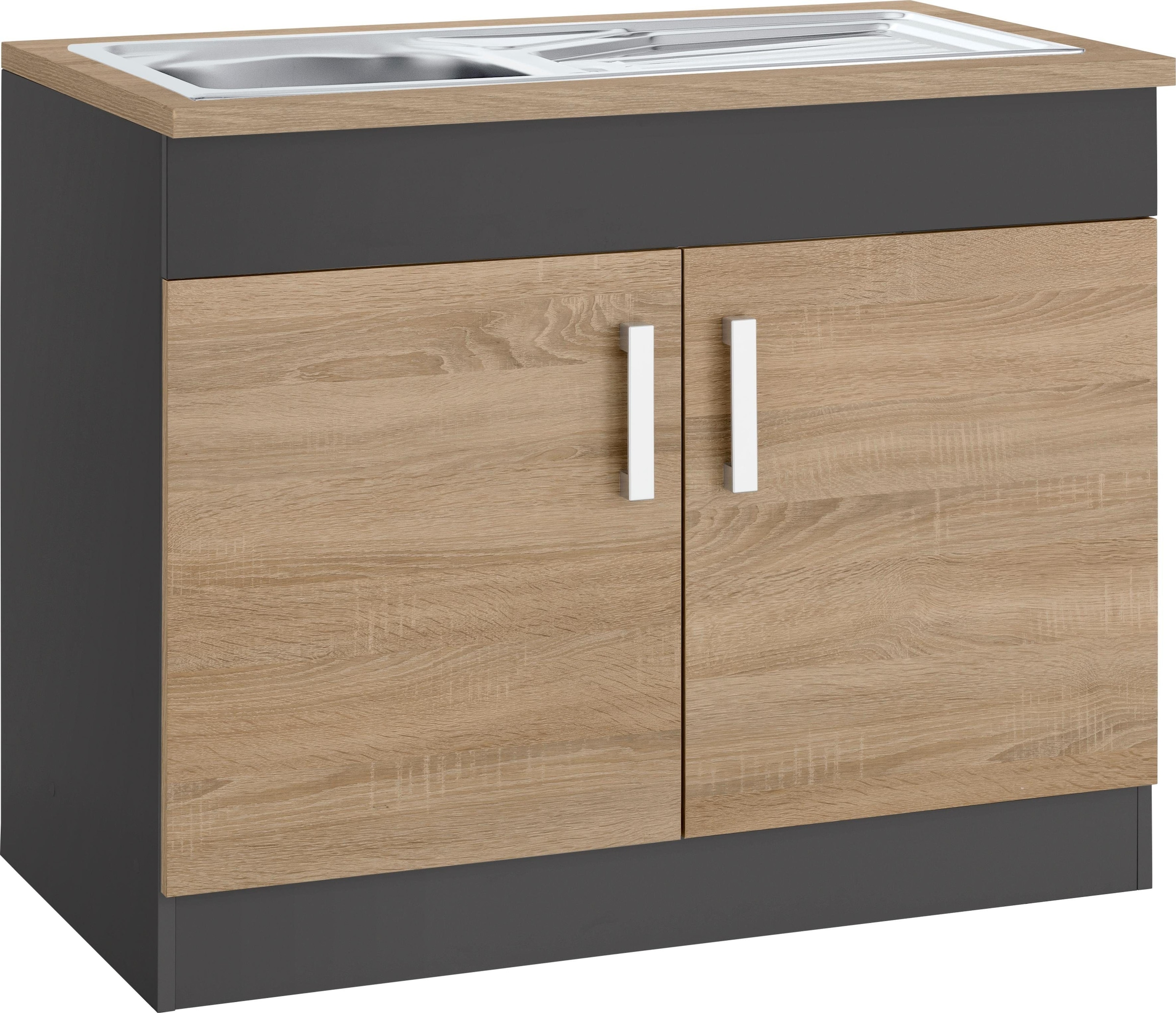 KOCHSTATION Spülenschrank "KS-Gera", Breite 100 cm