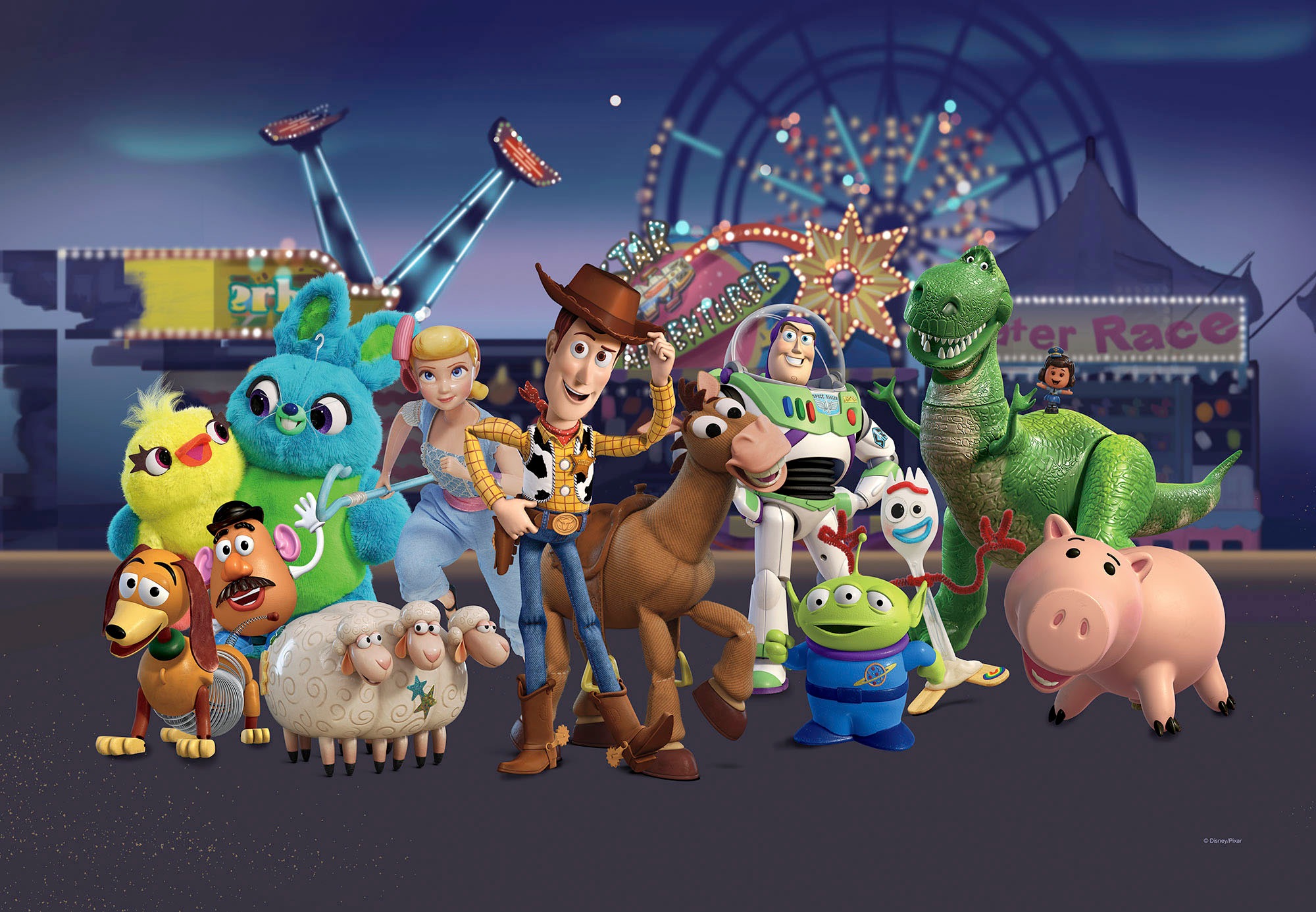 Komar Leinwandbild "Toy Story The Greatest Team - Größe 60 x 40 cm" Disney günstig online kaufen
