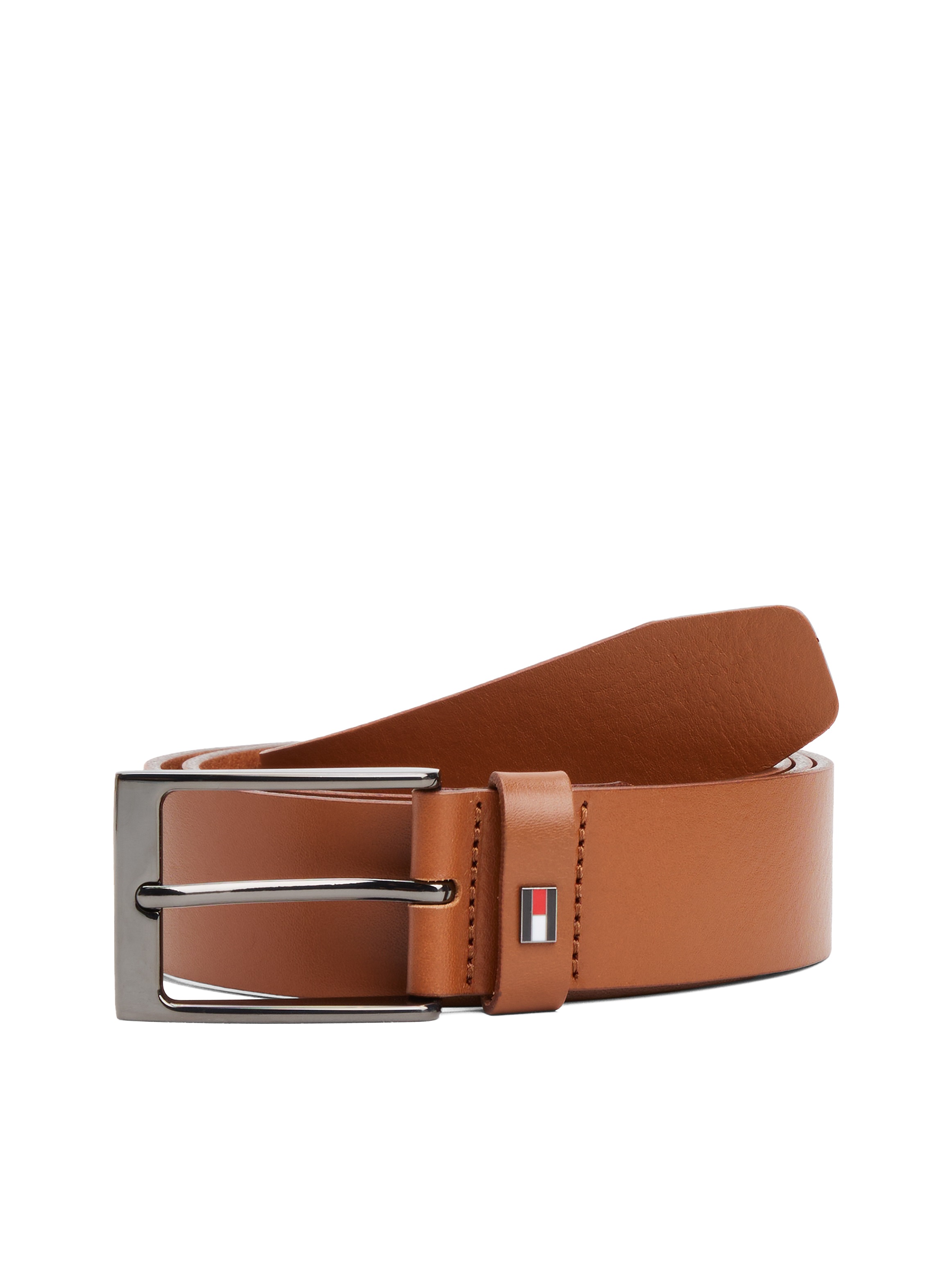 Tommy Hilfiger Ledergürtel "LAYTON 3.5", Metallpatch, Einfachdornschließe günstig online kaufen