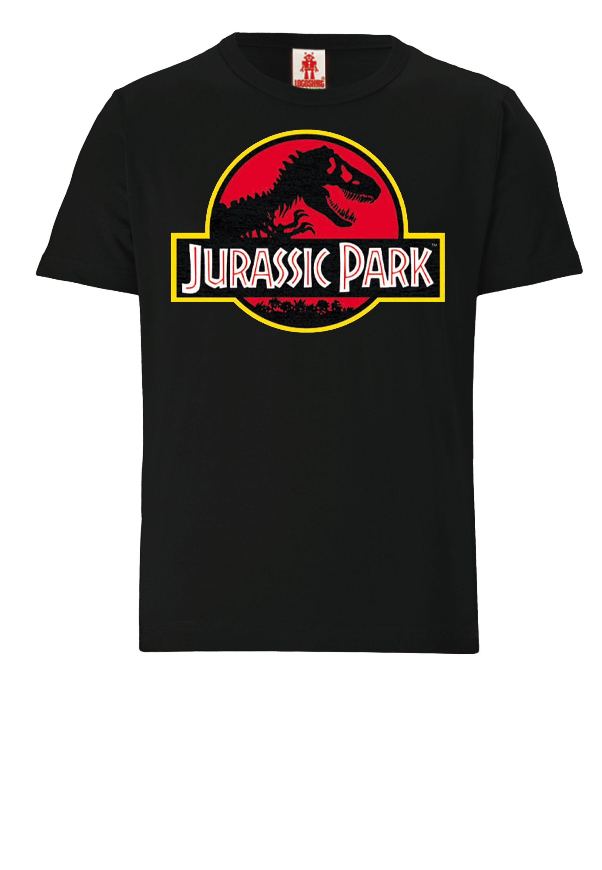 LOGOSHIRT T-Shirt »Jurassic Park Logo«, mit coolem Print