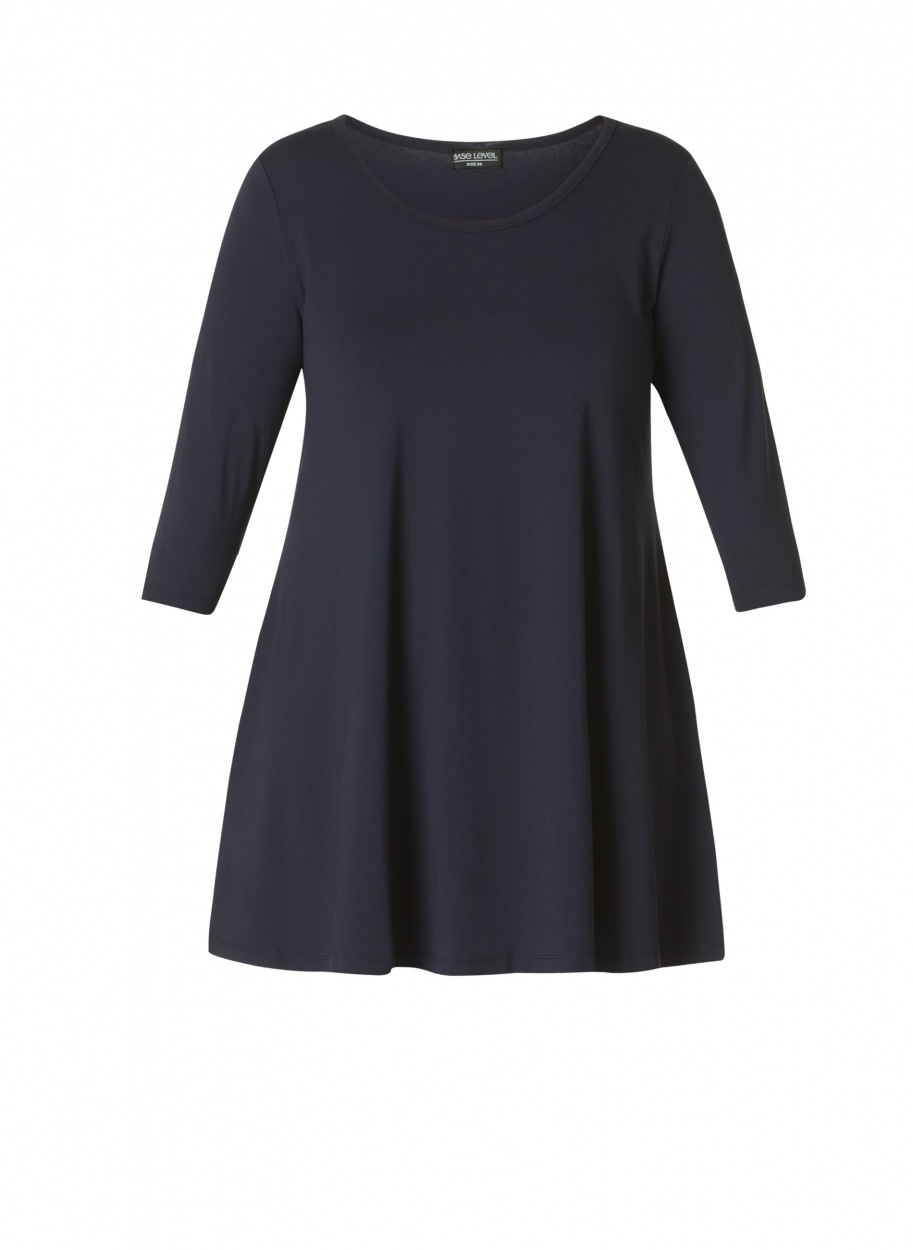 Base Level Curvy Tunikashirt "Aria" mit Rundhalsausschnitt günstig online kaufen