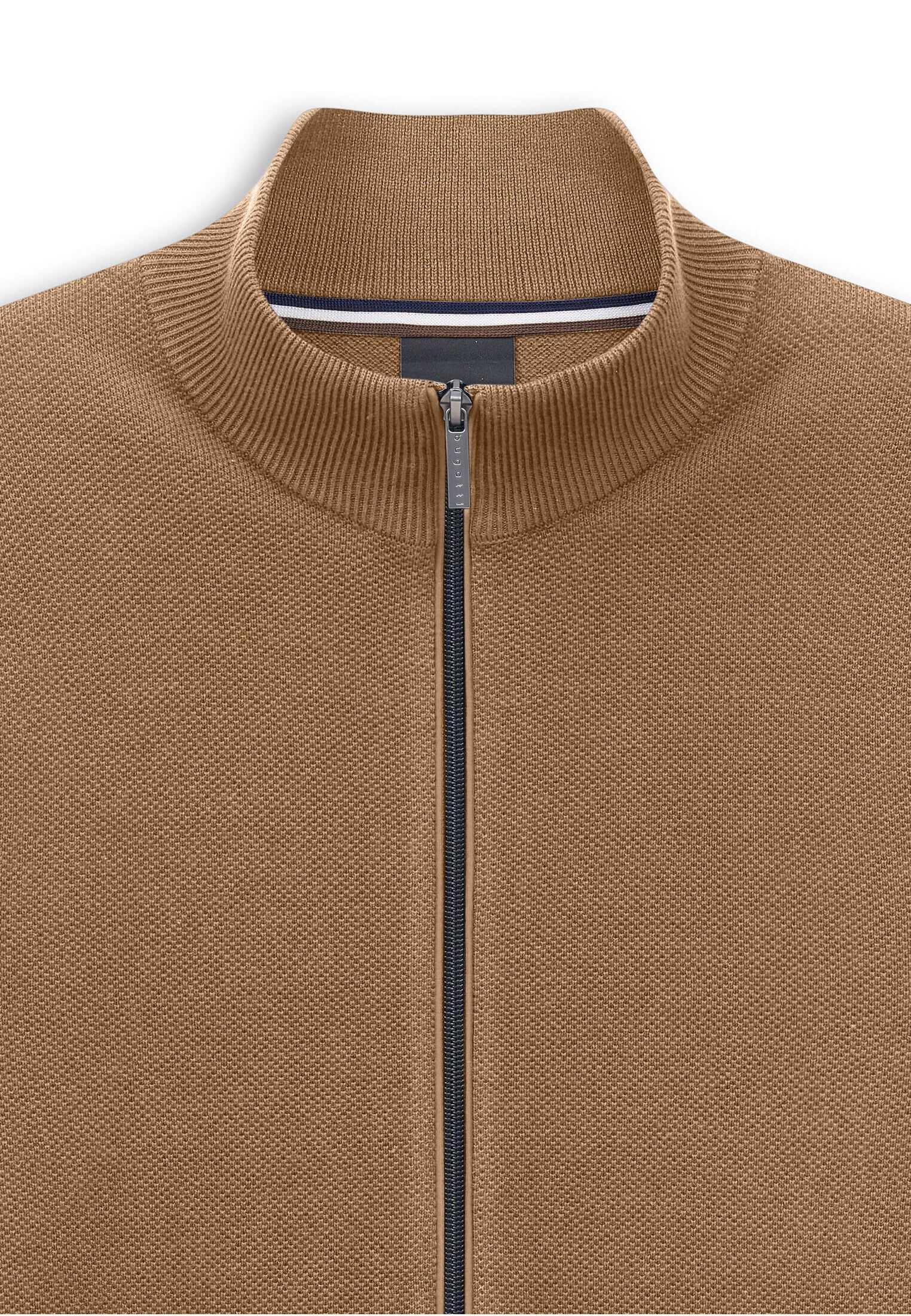 Thumbnail - bugatti Strickjacke "Basic Essential" mit Reißverschluss