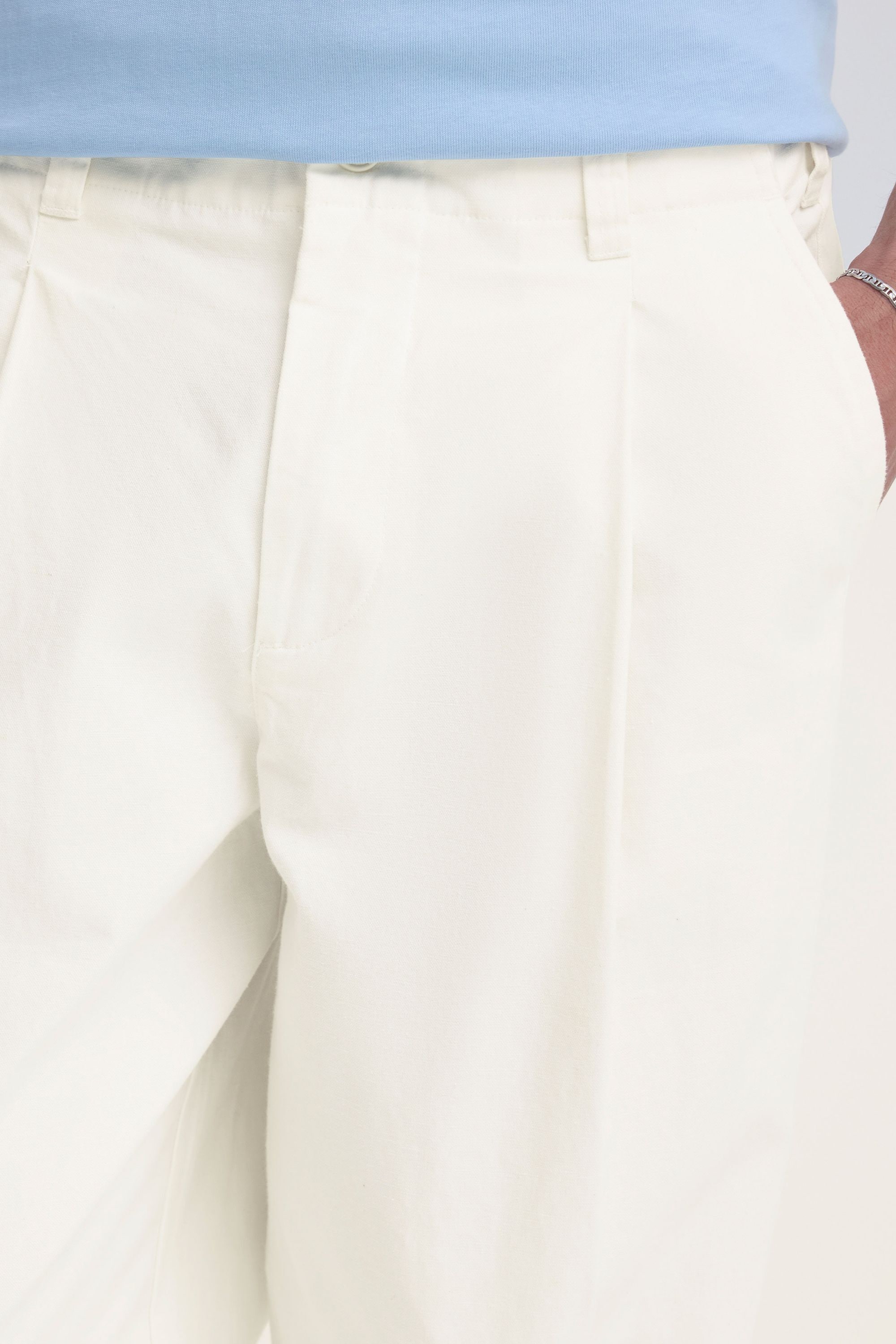 Casual Friday Leinenhose »Leinenhose CFValer Pleated«