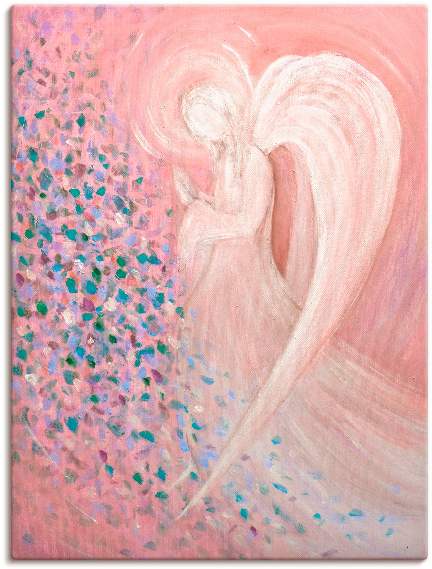 Artland Wandbild "Engelbild - pastell" Religion 1 Stk. tlg. als Leinwandbil günstig online kaufen