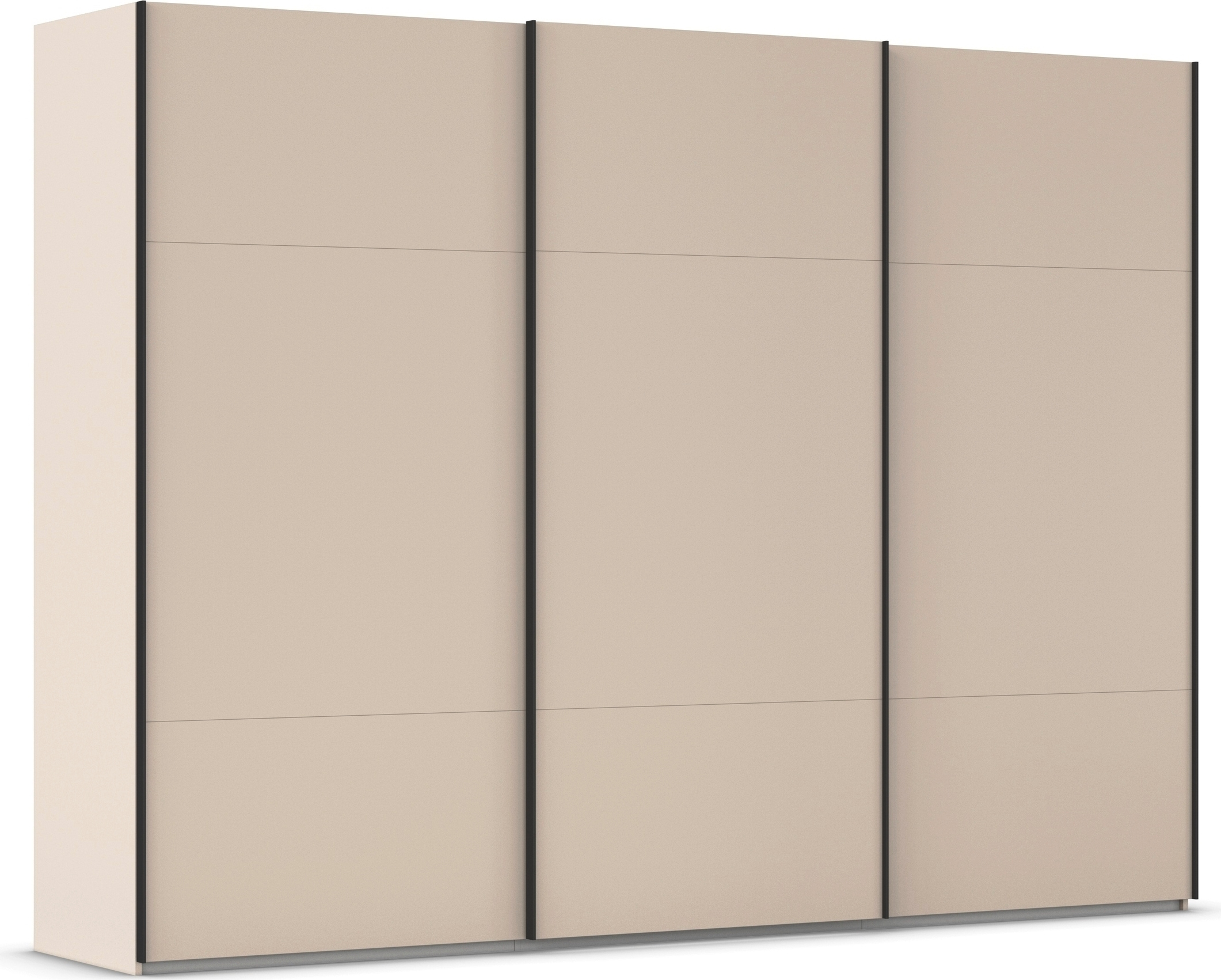 rauch Schwebetürenschrank "Kleiderschrank Schrank Garderobe Schlafzimmerschrank CONTIDO" 3 verschiedene Ausstattungen BASIC/CLASSIC/PREMIUM, aus hochwertigem Material in 6 Breiten 2 Griff-Farben MADE IN GERMANY