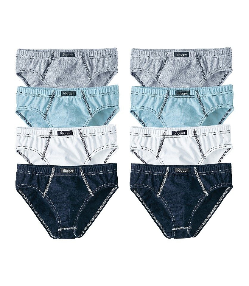 LE JOGGER Jungen Slip, Gr. 116, bunt, Jersey, Obermaterial: 100% Baumwolle, unifarben, Unterhosen, mit sportlichen Nähten