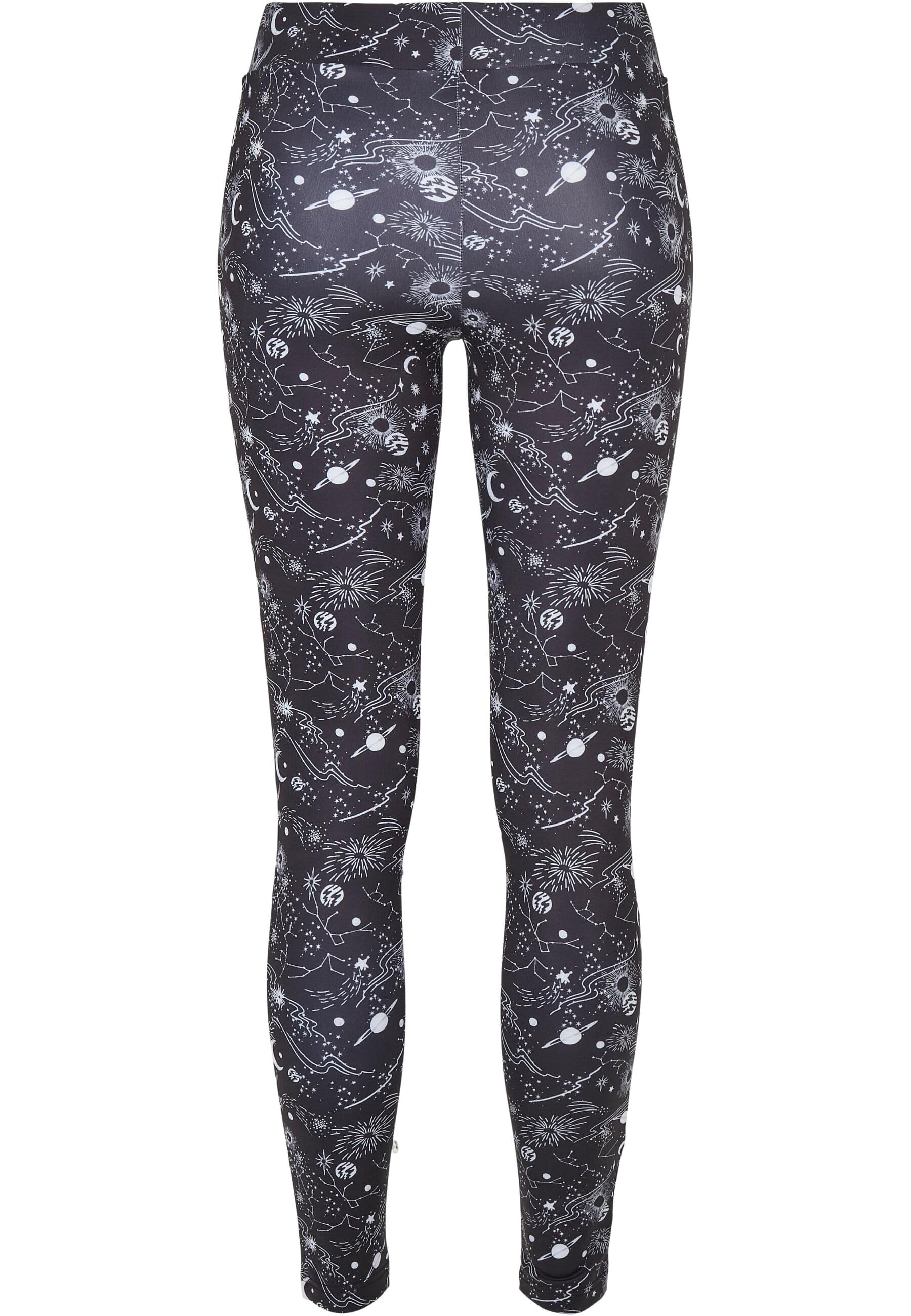 URBAN CLASSICS Leggings »Urban Classics Damen Ladies Tech Mesh AOP Leggings«, (1 tlg.)