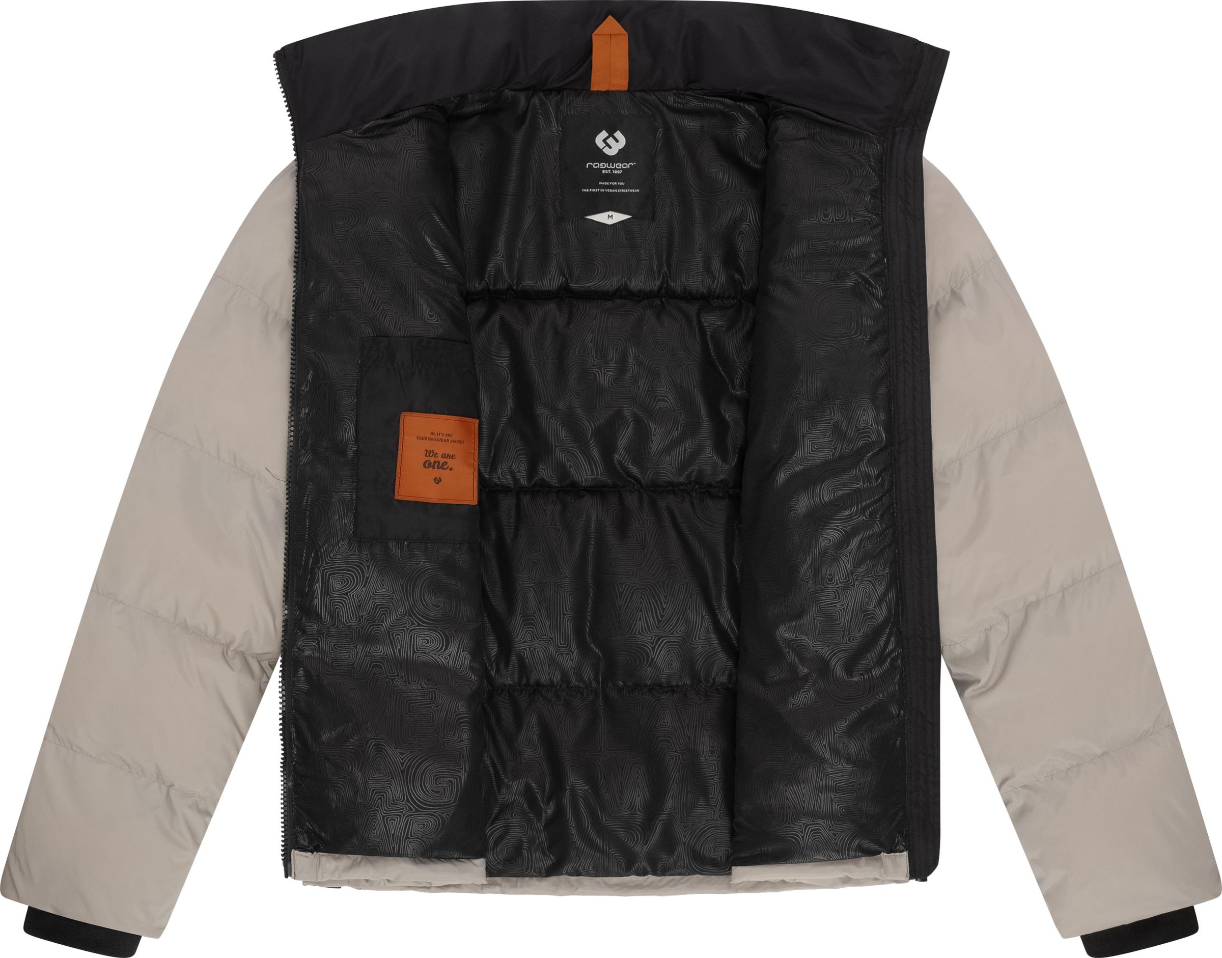 Ragwear Outdoorjacke »Stafen«, ohne Kapuze, Wasserdichte Herren Winterjacke im Retro-Look