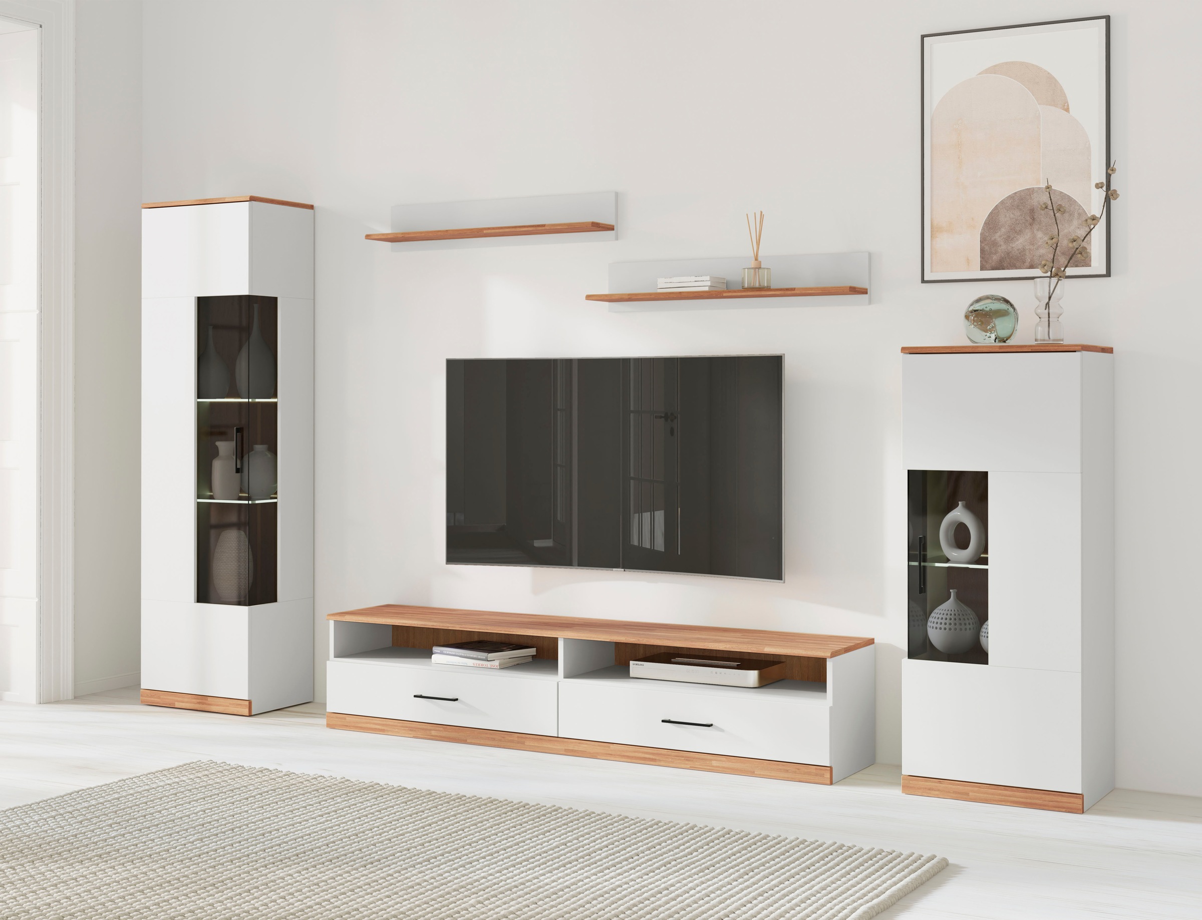 OTTO home Wohnwand "Ribe Wohnwand Set-5 St." Set, 5 Stk. tlg. günstig online kaufen