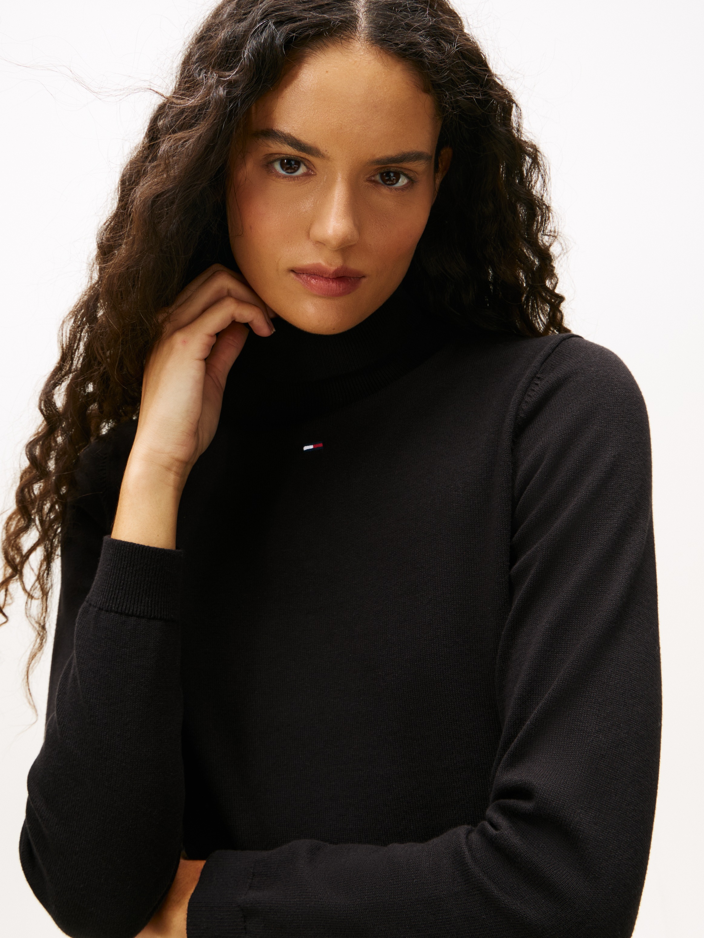 Tommy Jeans Rollkragenpullover "TJW ESSENTIAL TRTLNK SWEATER" günstig online kaufen