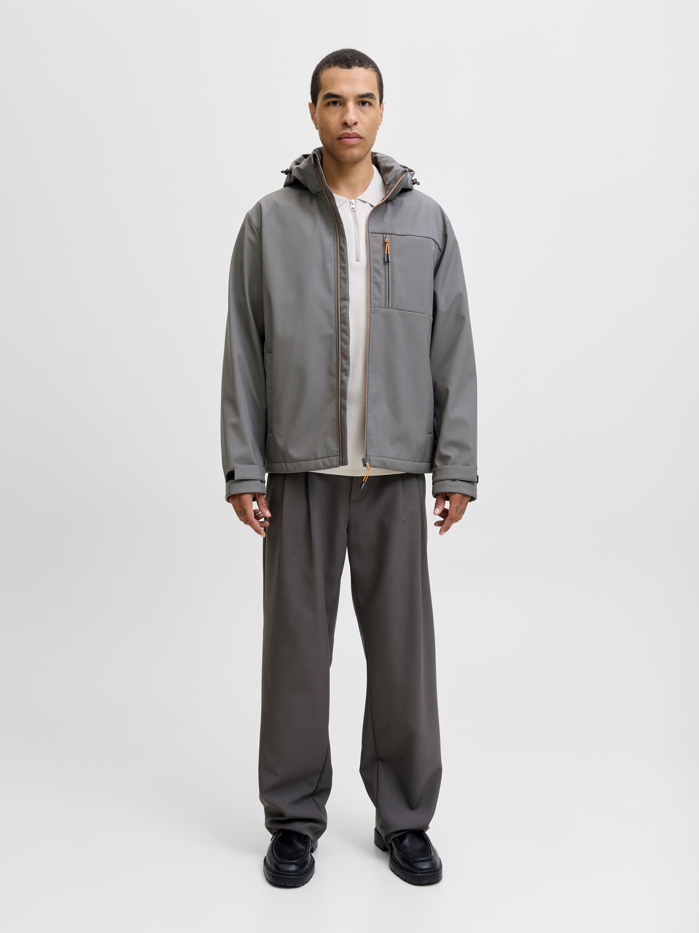Jack & Jones Softshelljacke »JJTHATCHER SOFTSHELL HOOD«, mit Kapuze