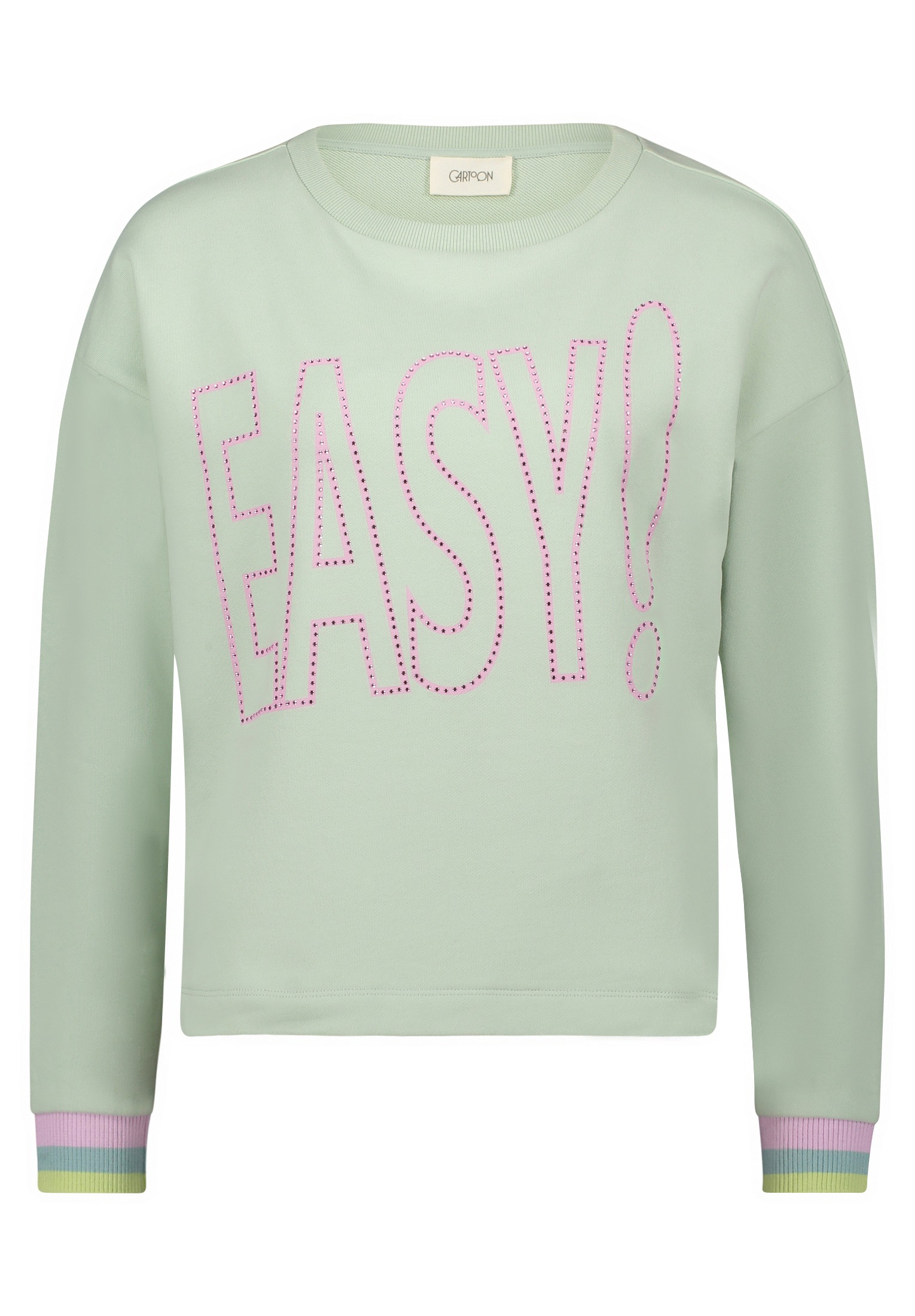 Cartoon Sweatshirt "Cartoon Damen Sweatshirt mit Rippbündchen", Hotfix günstig online kaufen