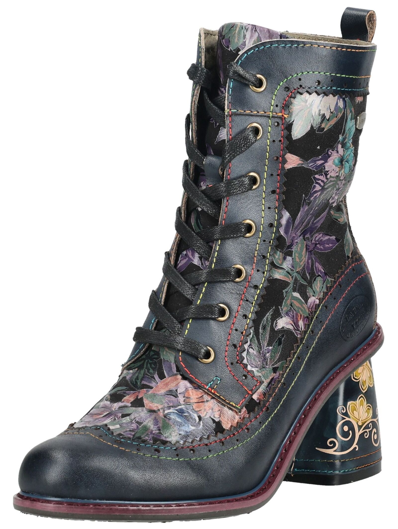 LAURA VITA Schnürstiefelette "LAURA VITA Stiefelette Leder/Textil"