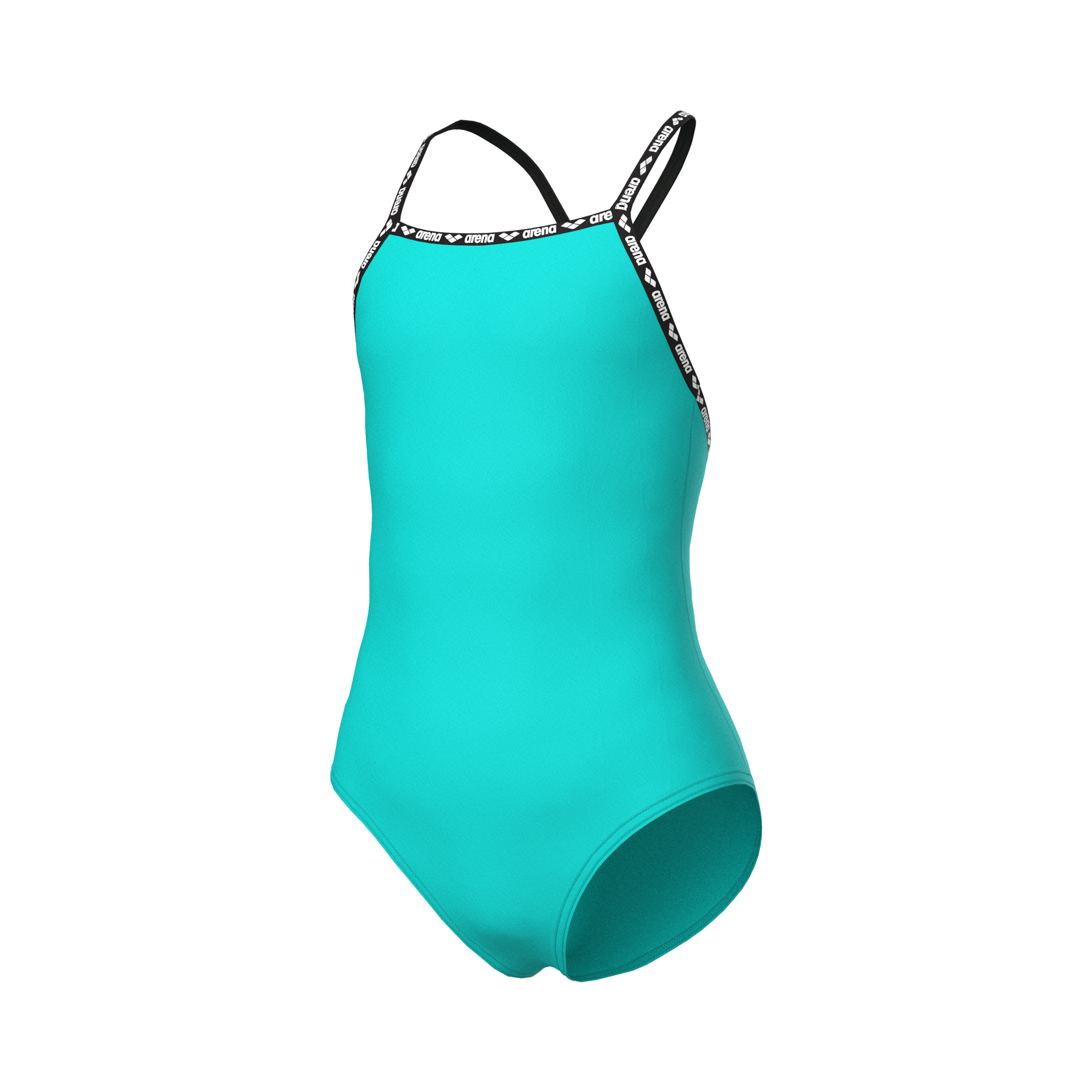 ARENA Mädchen Badeanzug "G ARENA SOLID SWIMSUIT", grün, Gr. 164, Obermaterial: 87% Polyamid, 13% Elasthan. Futter: 90% Polyester, 10% Elasthan,