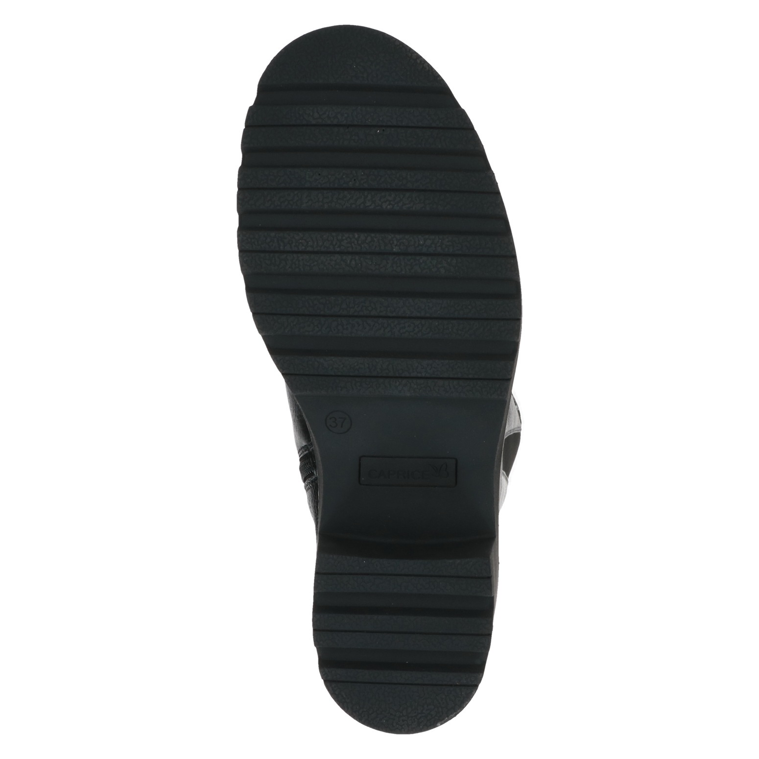 Caprice Stiefel, Blockabsatz, Langschaftstiefel mit Kontrast-Rahmennaht