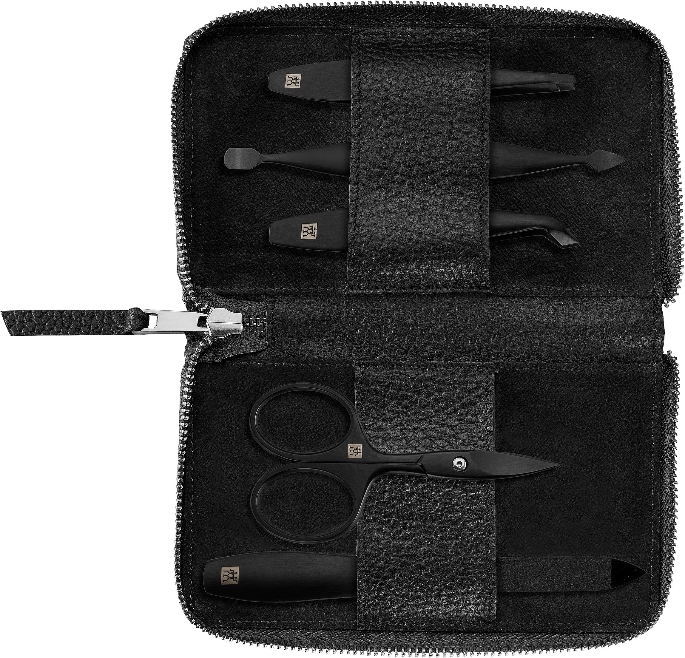 Zwilling Maniküre-Etui »PREMIUM BLACK«, (Set, 5 tlg.), Nagelpflege-Set