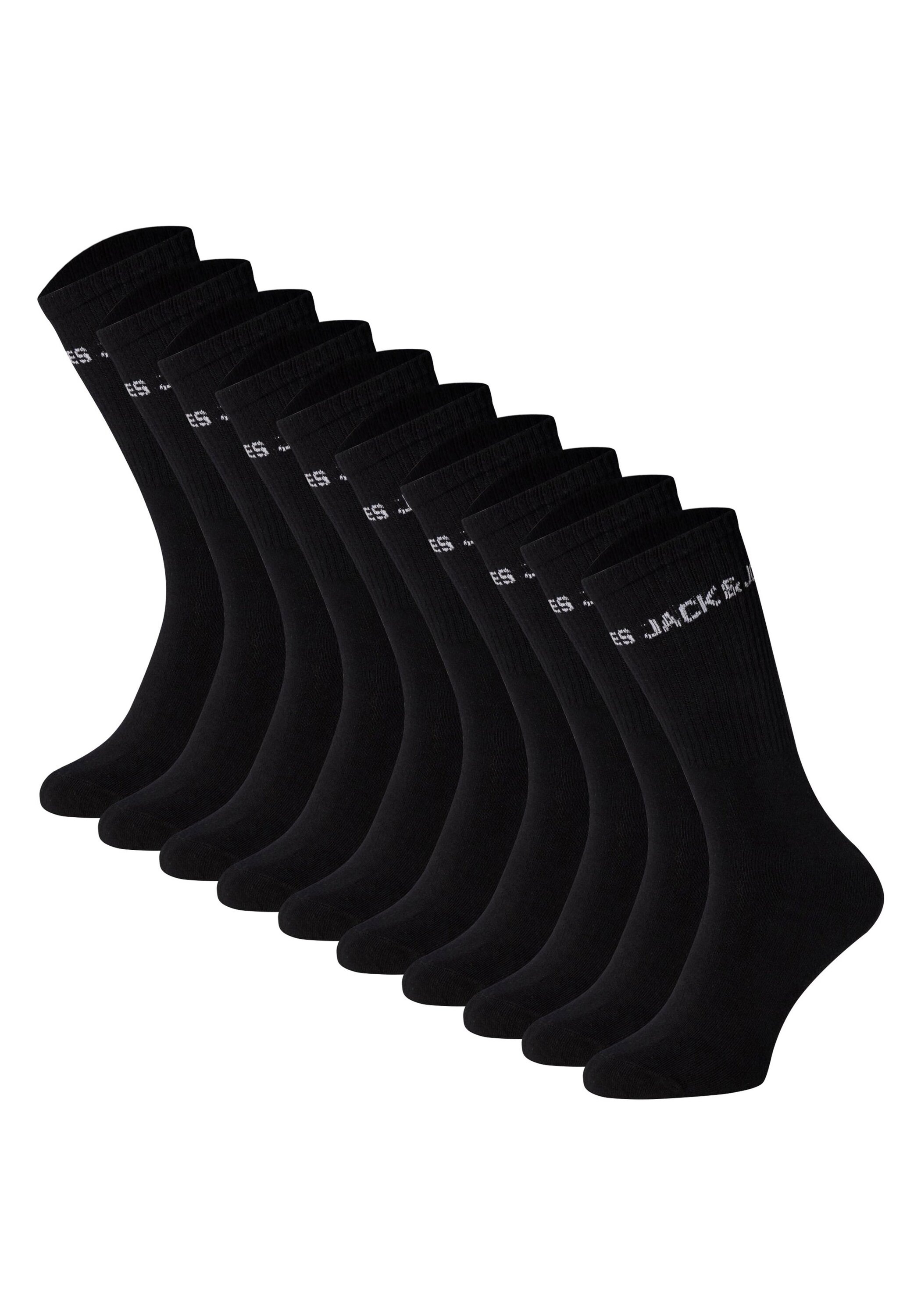 Jack & Jones Kurzsocken "Socken Jacbasic Logo Tennis Sock 10 Pack Jnr 10er Pack"