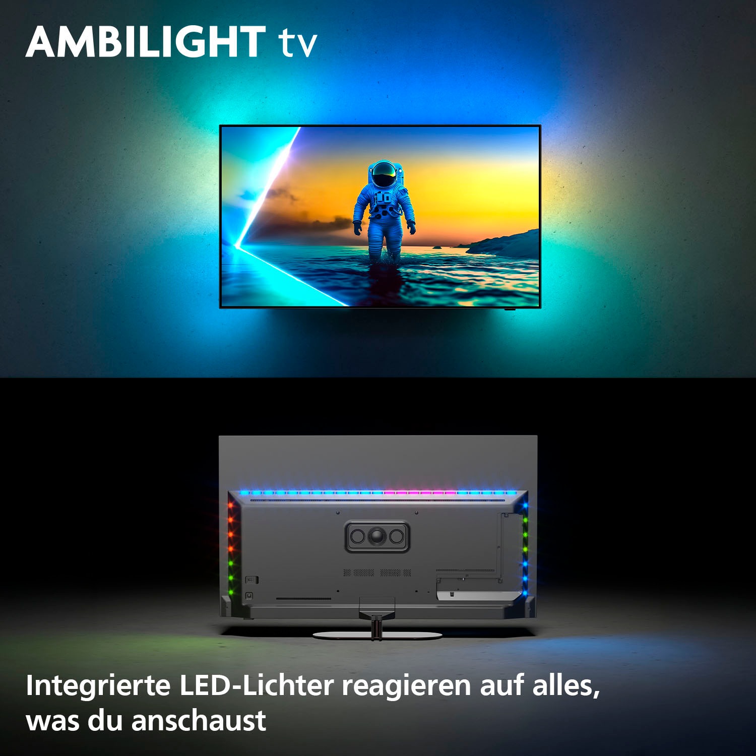 Philips OLED-Fernseher »55OLED810/12«, 4K Ultra HD, Google TV-Smart-TV