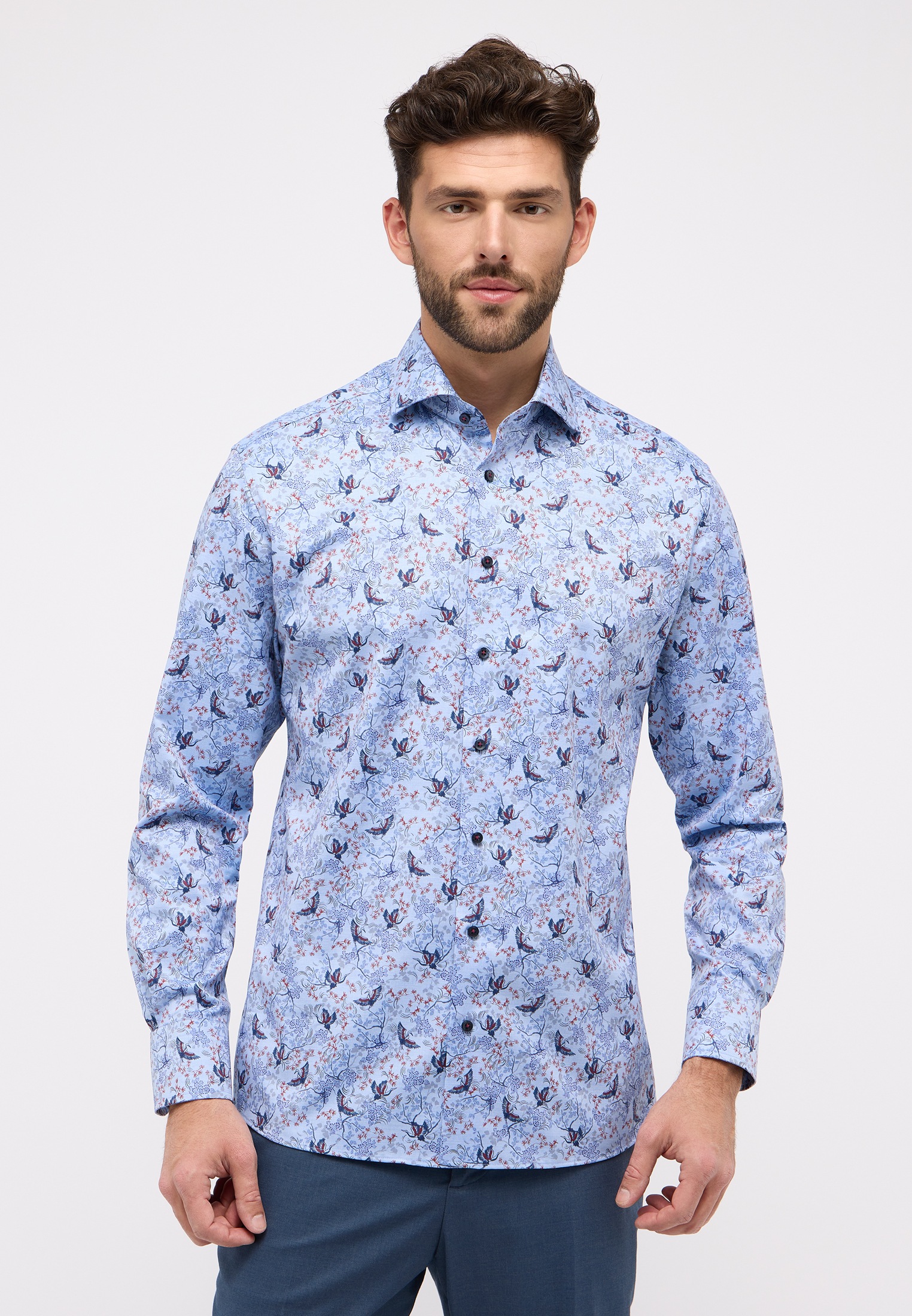 Eterna Langarmhemd "MODERN FIT" NON IRON (bügelfrei) günstig online kaufen