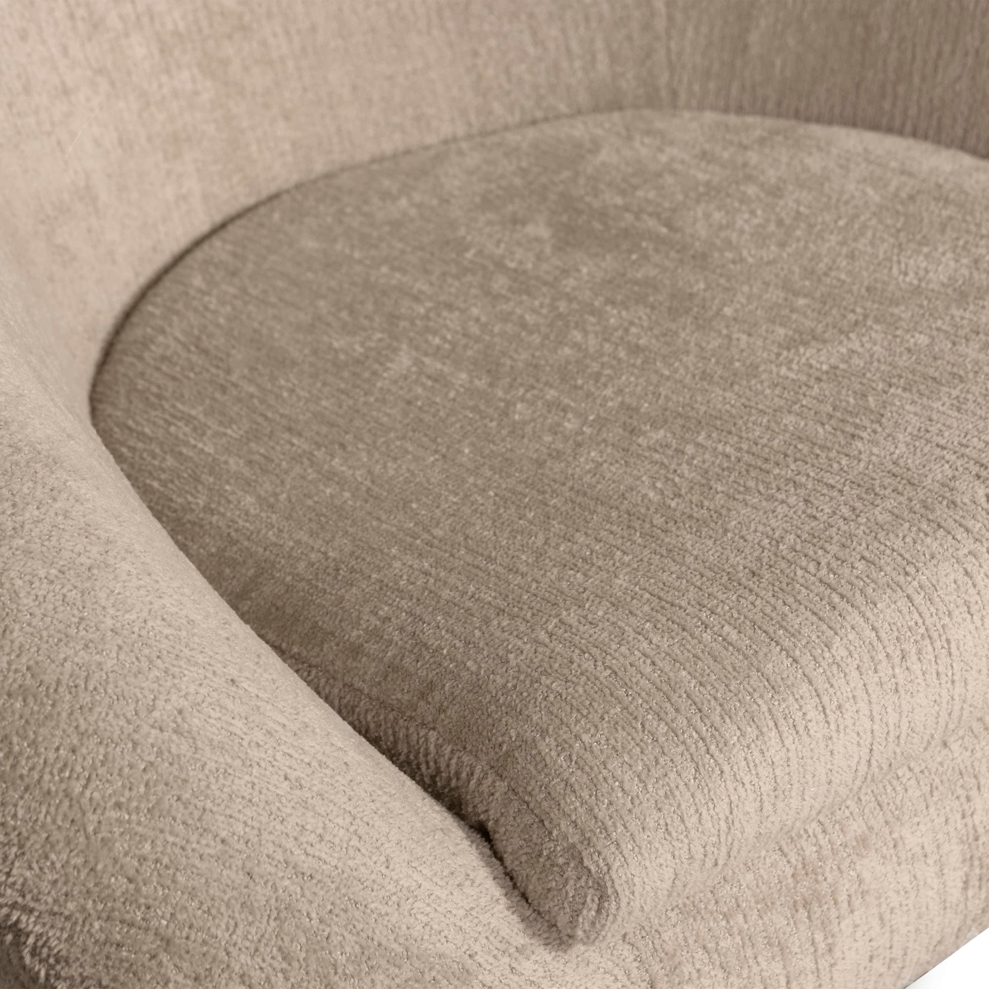 WOOOD Drehstuhl »Desert«, aus robusten Design, gepolstert, kugelförmige Sitzfläche, Höhe 70 cm