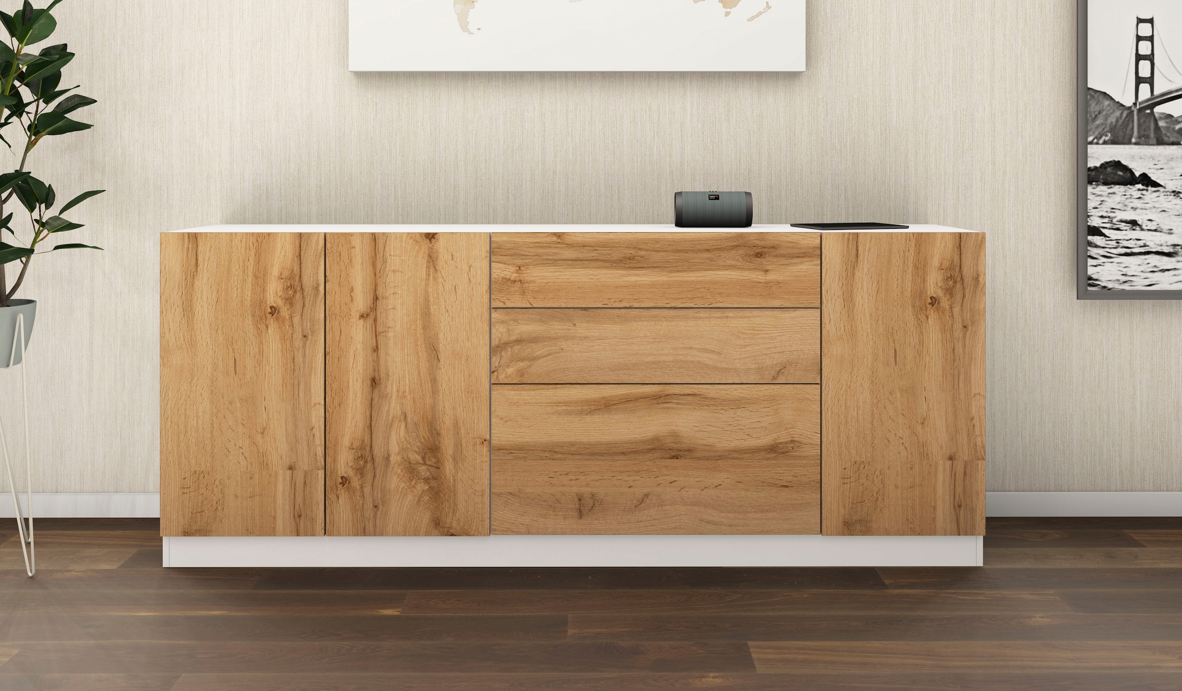 borchardt Möbel Sideboard "Vaasa", Breite 190 cm