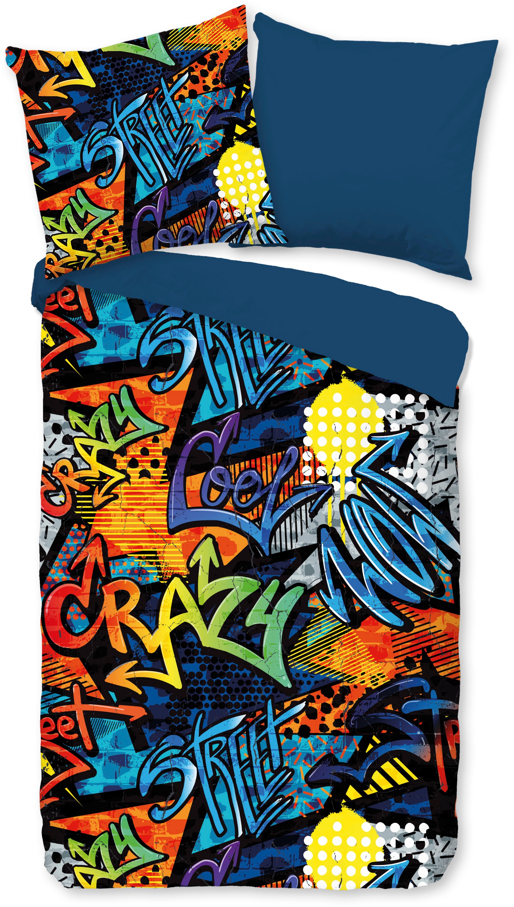 PURE luxury collection Kinderbettwäsche "Jeff" 2 Stk. Mikrofaser, 135x200, günstig online kaufen