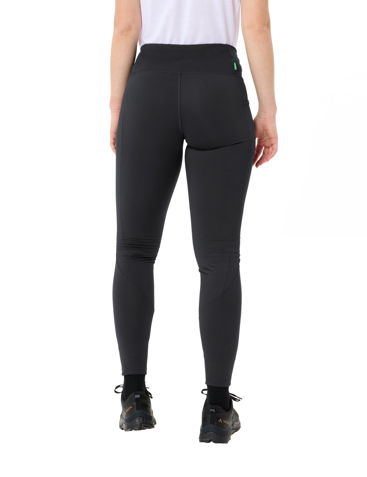VAUDE »Women's Neyland Winter Tights«  für kalte Tage, mit Seitennahttasche und elastischer Schlaufe