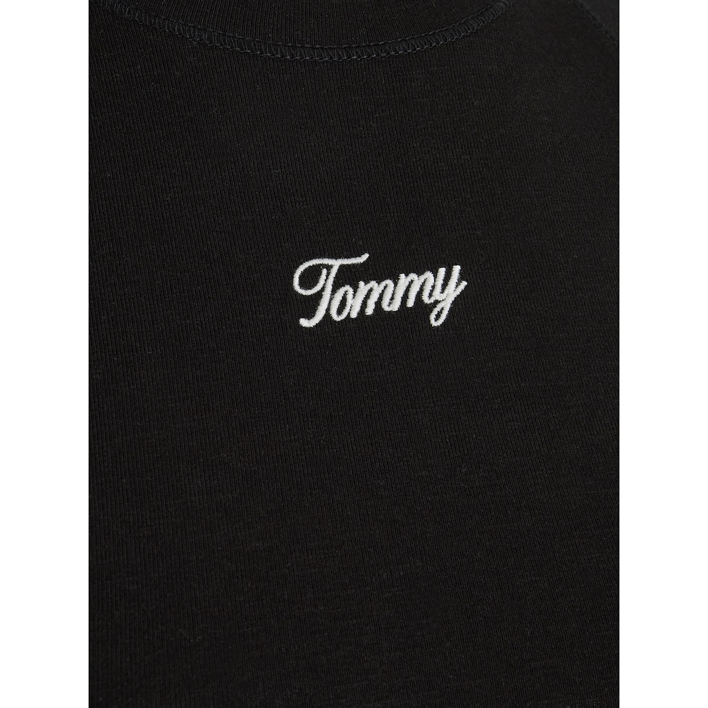Tommy Jeans Jerseykleid »TJW RUCHE SCRIPT BODYCON DRESS«