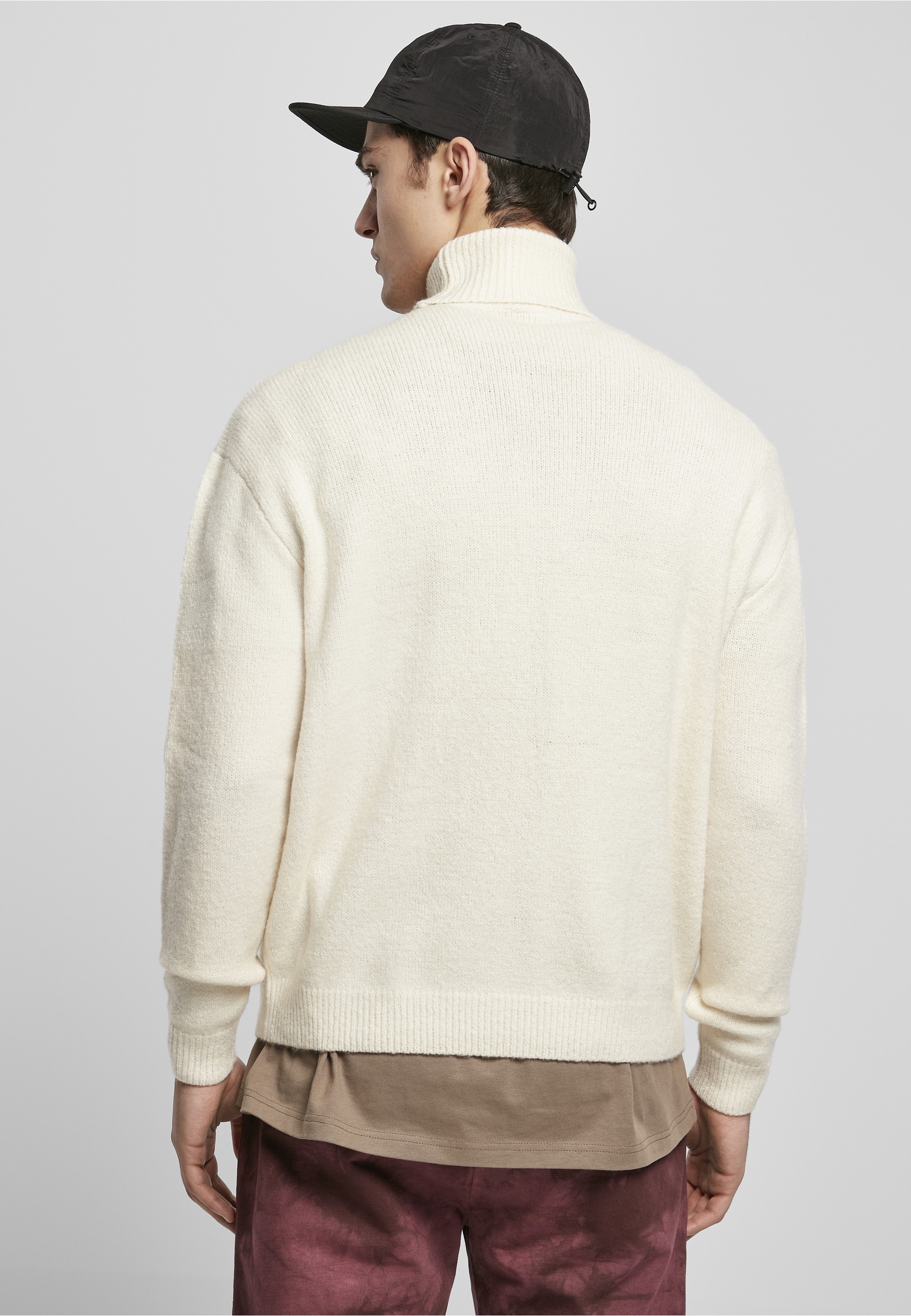 URBAN CLASSICS Sweatshirt »Urban Classics Herren Oversized Roll Neck Sweater«, 1 Stk.
