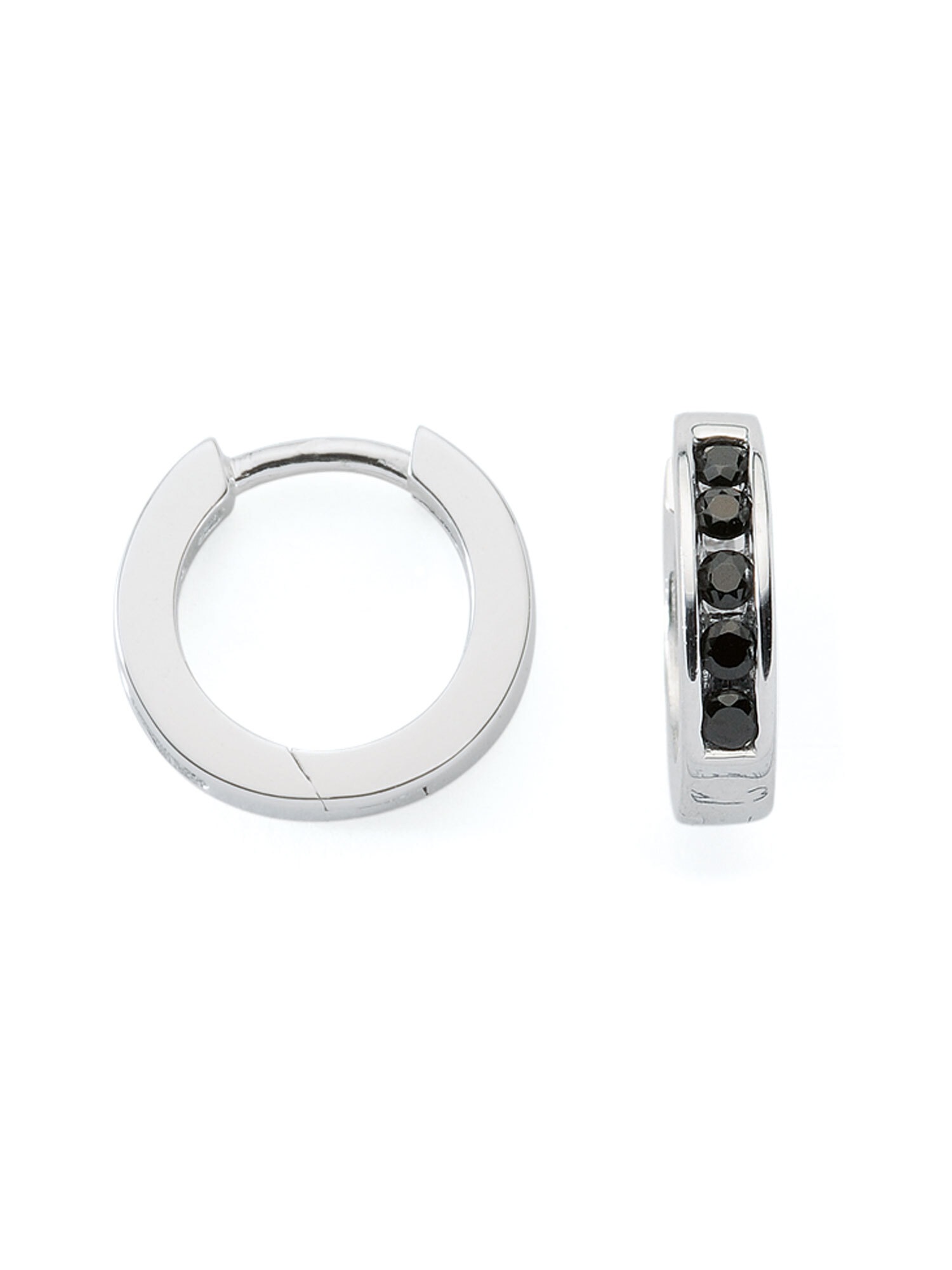 Adelia´s Paar Ohrhänger »925 Silber Ohrringe Creolen Ø 12 2 mm« mit Zirkonia Silberschmuck für Damen