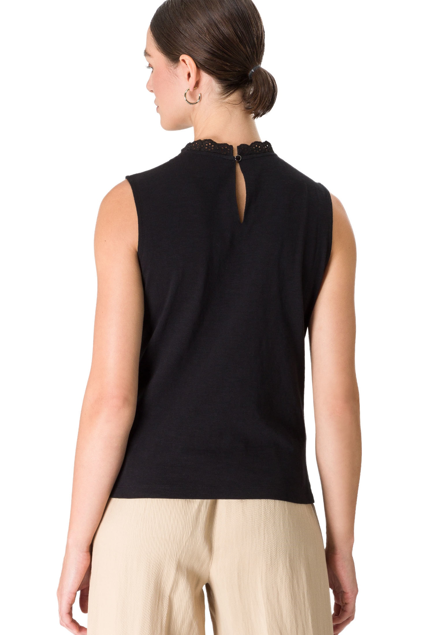 Zero T-Shirt »zero Shirt mit Lochmuster«, (1 tlg.), weiteres Detail