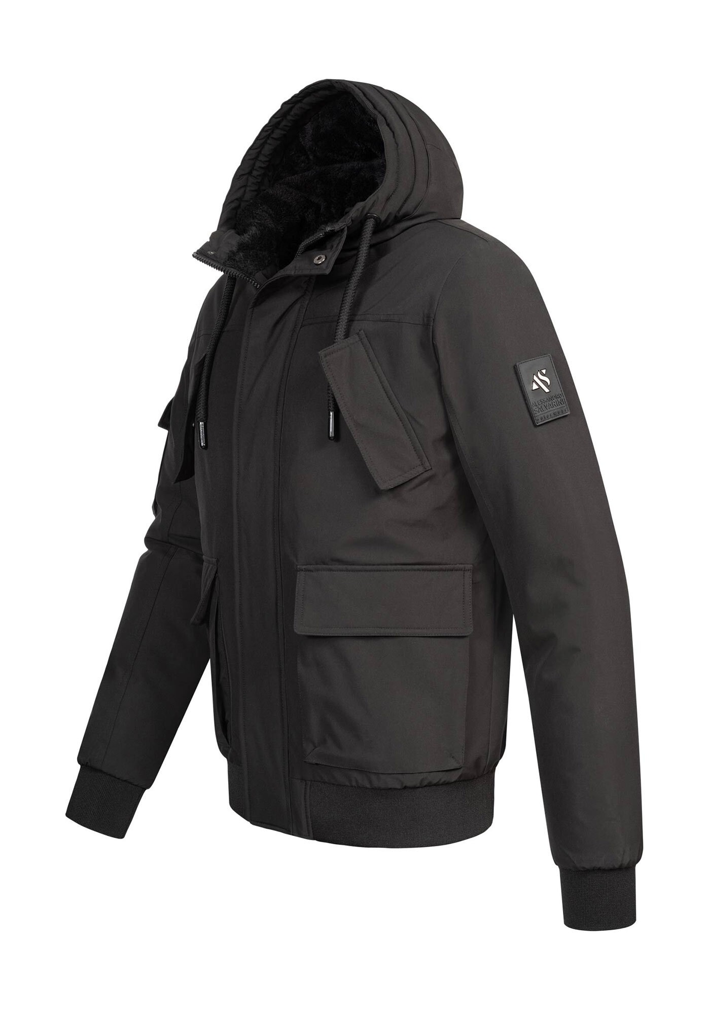 Alessandro Salvarini Winterjacke »ASNehlo« innen mit warmem Teddyfell