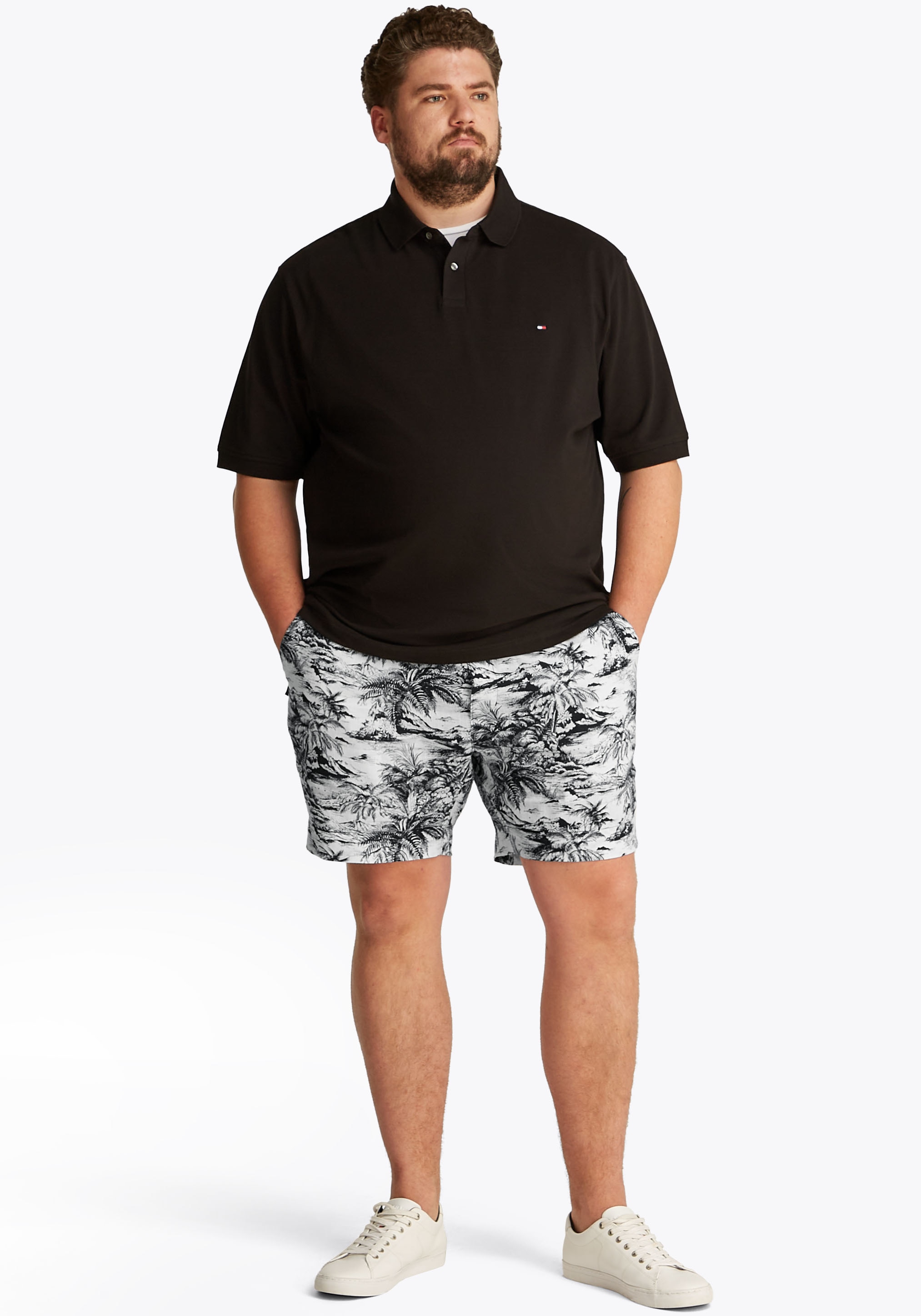 Tommy Hilfiger Big & Tall Chinoshorts »BT-BROOKLYN 7 INCH PRT SHORT-B«, Große Größen, mit Allover-Druck